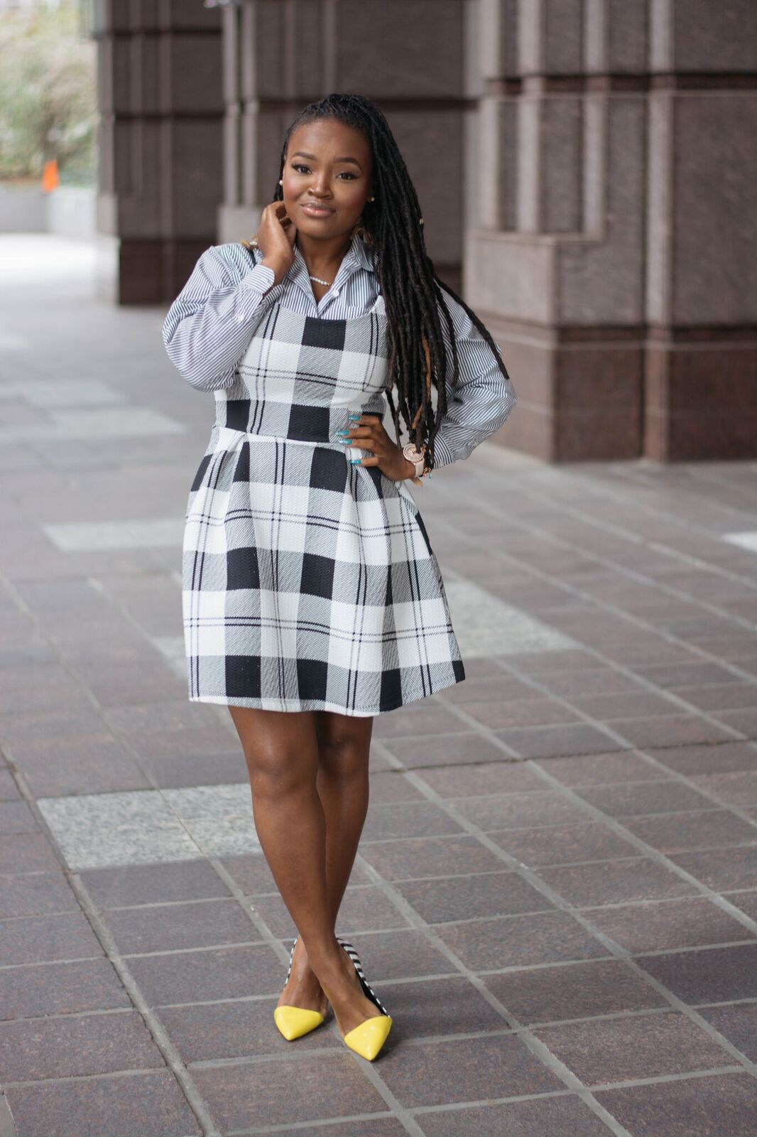 STYLE: SHIRT UNDER DRESS TREND