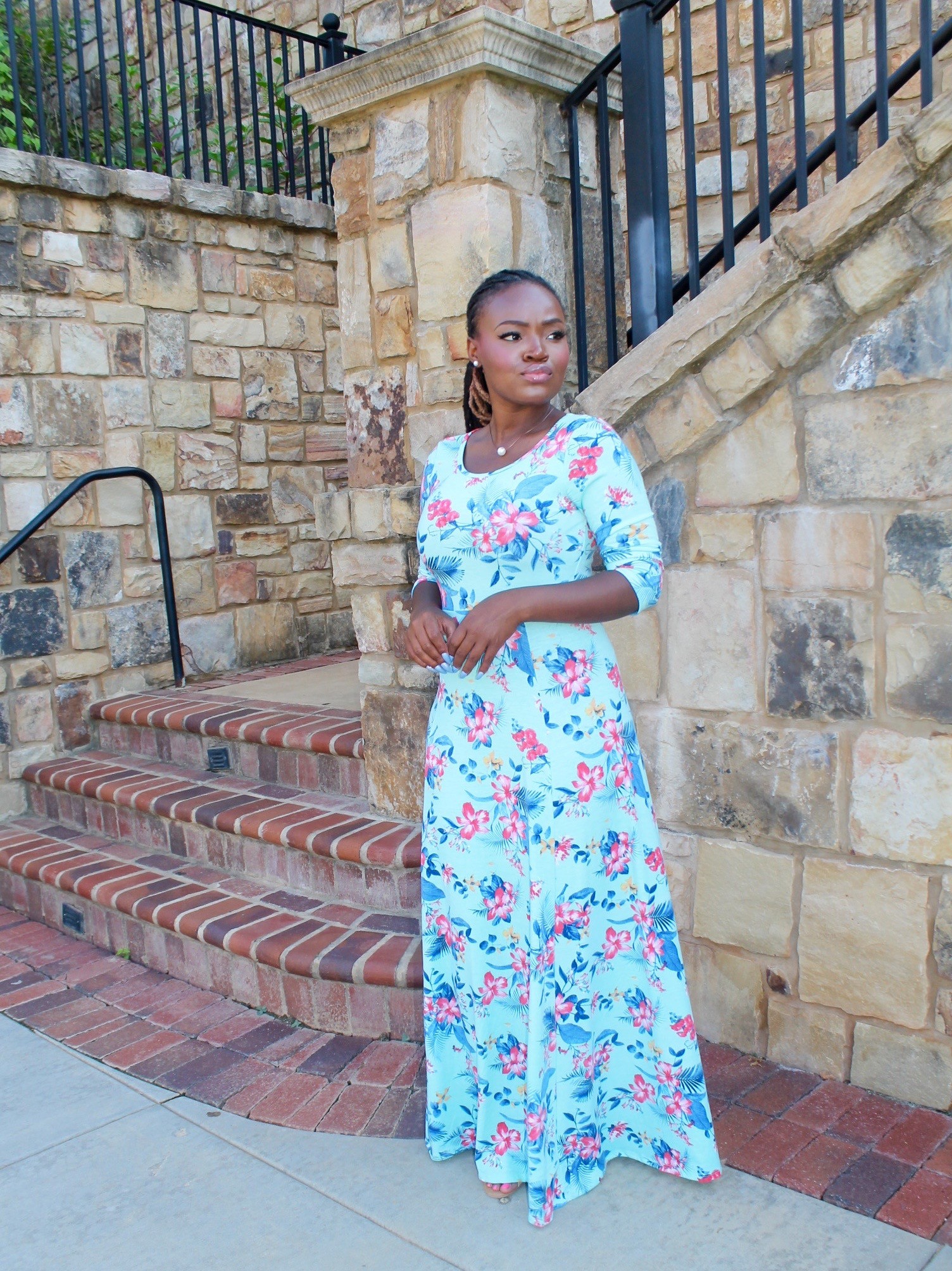 STYLE: FLORAL MAXI DRESS +NEW SUNDAY ROUTINE