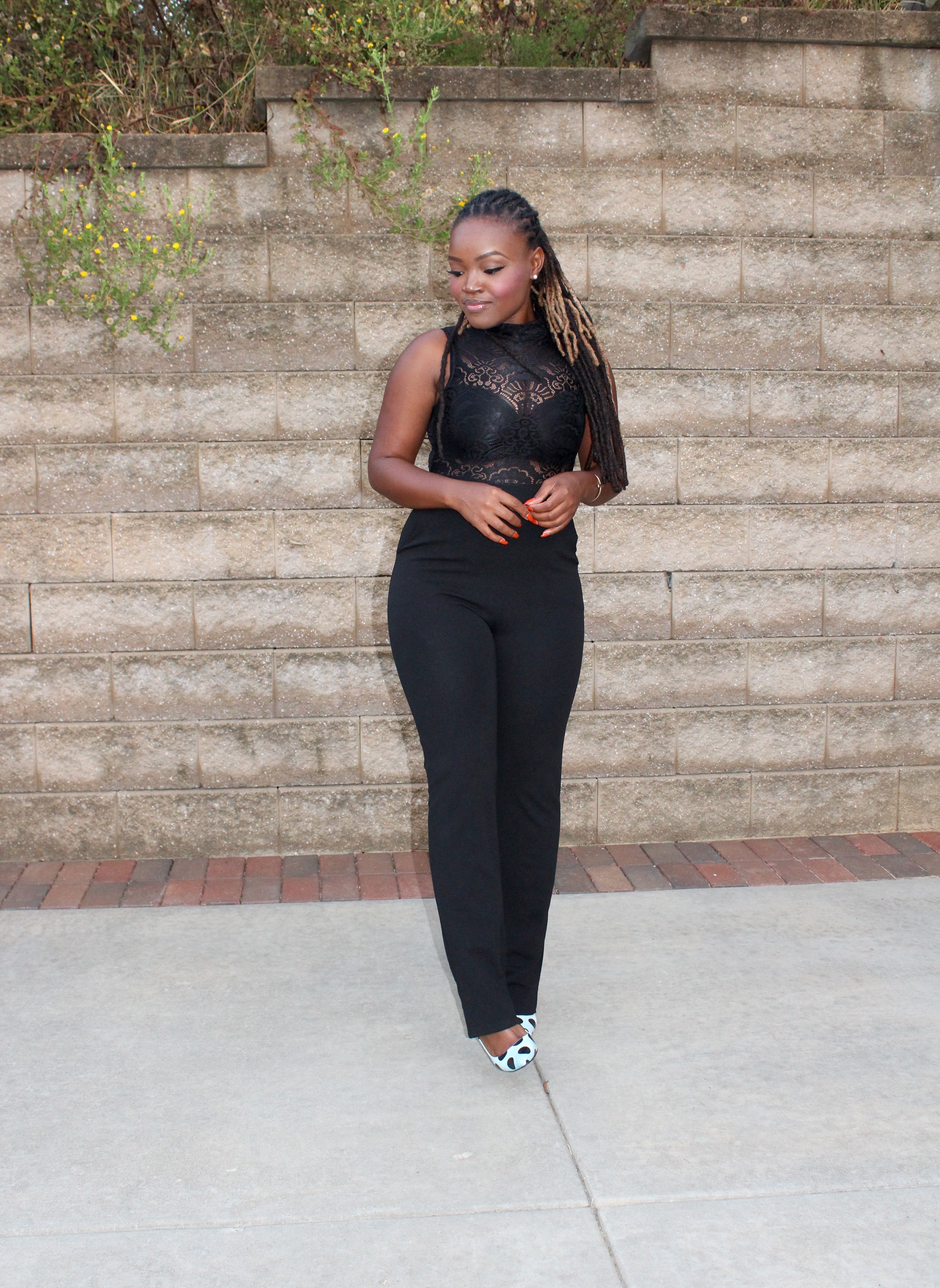 STYLE: GLAM NIGHT OUT BLACK JUMPSUIT