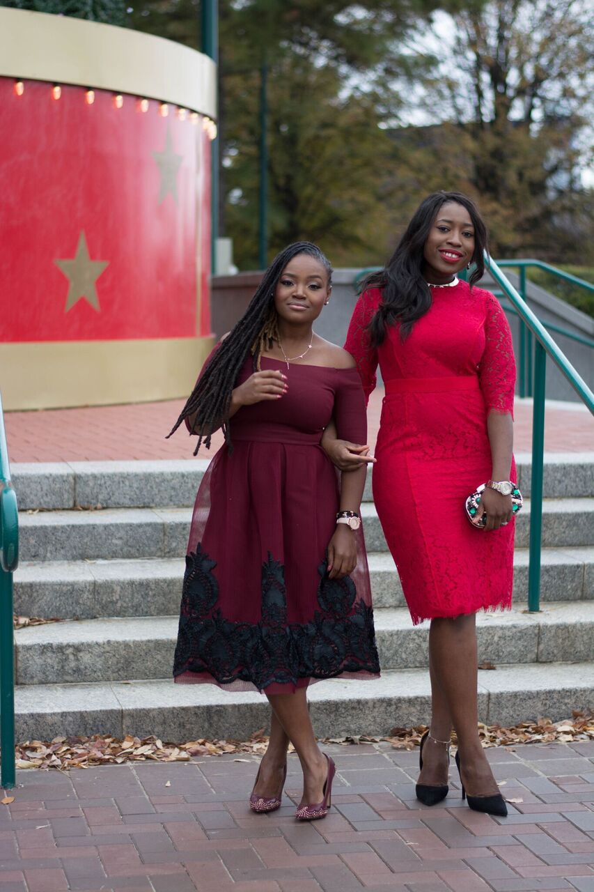HOLIDAY INSPIRATION LOOKS- RED DRESSES WITH BLOGGER BABE YAWA