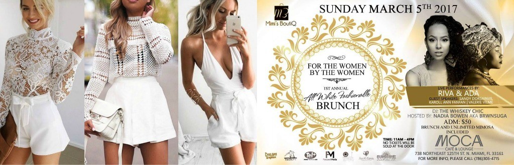 MIMI'S BOUTIQ WOMEN WHITE BRUNCH +WHITE OUTFITS INSPIRATION