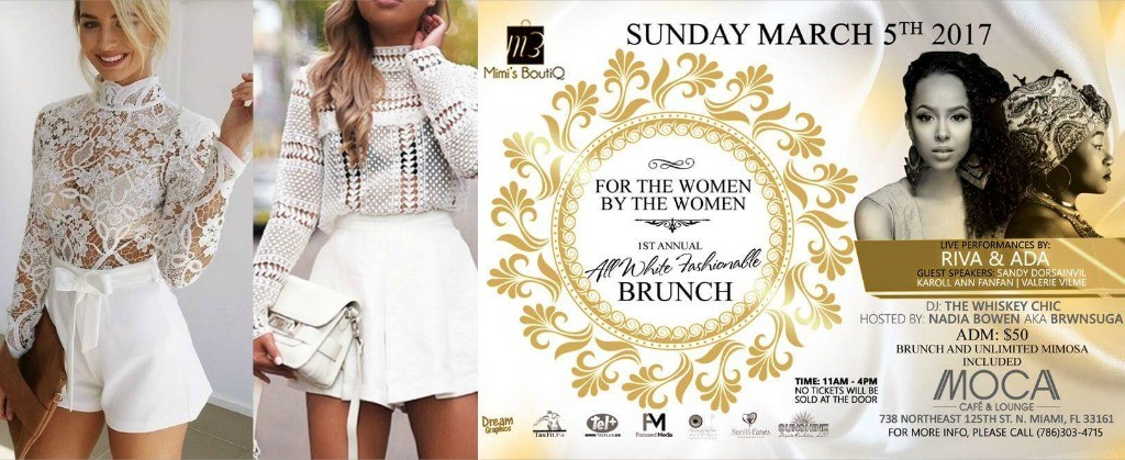 MIMI'S BOUTIQ WOMEN WHITE BRUNCH +WHITE OUTFITS INSPIRATION