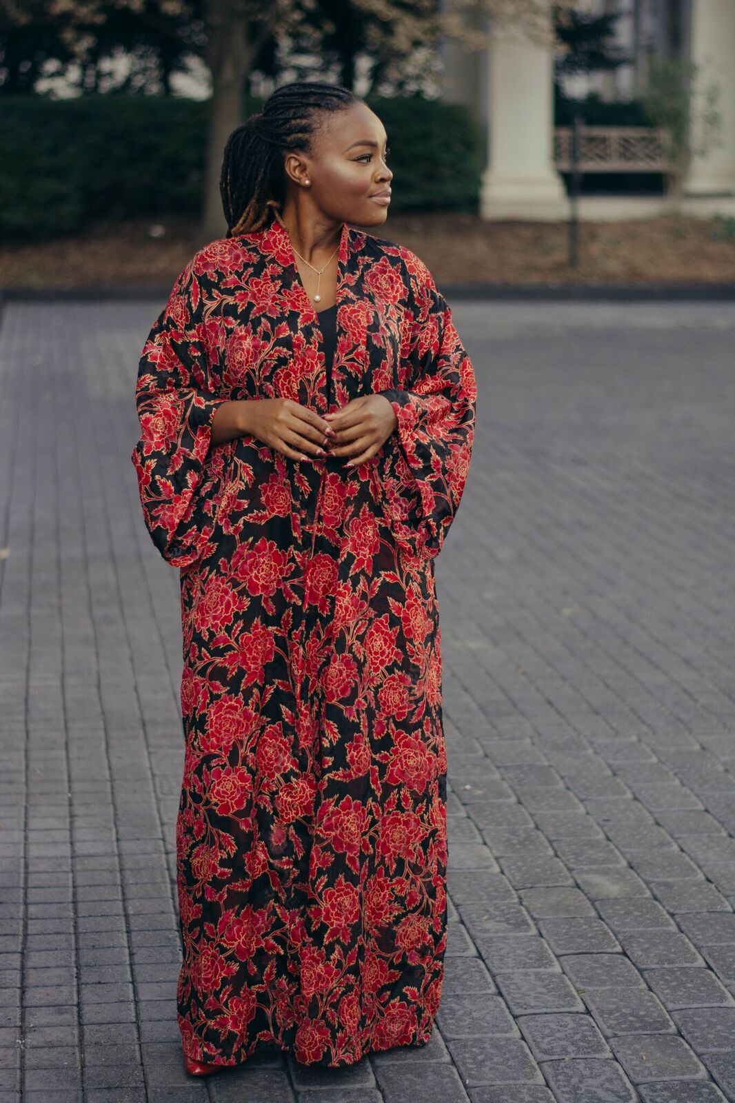 STYLE: RED PANTS FLORAL JACKET