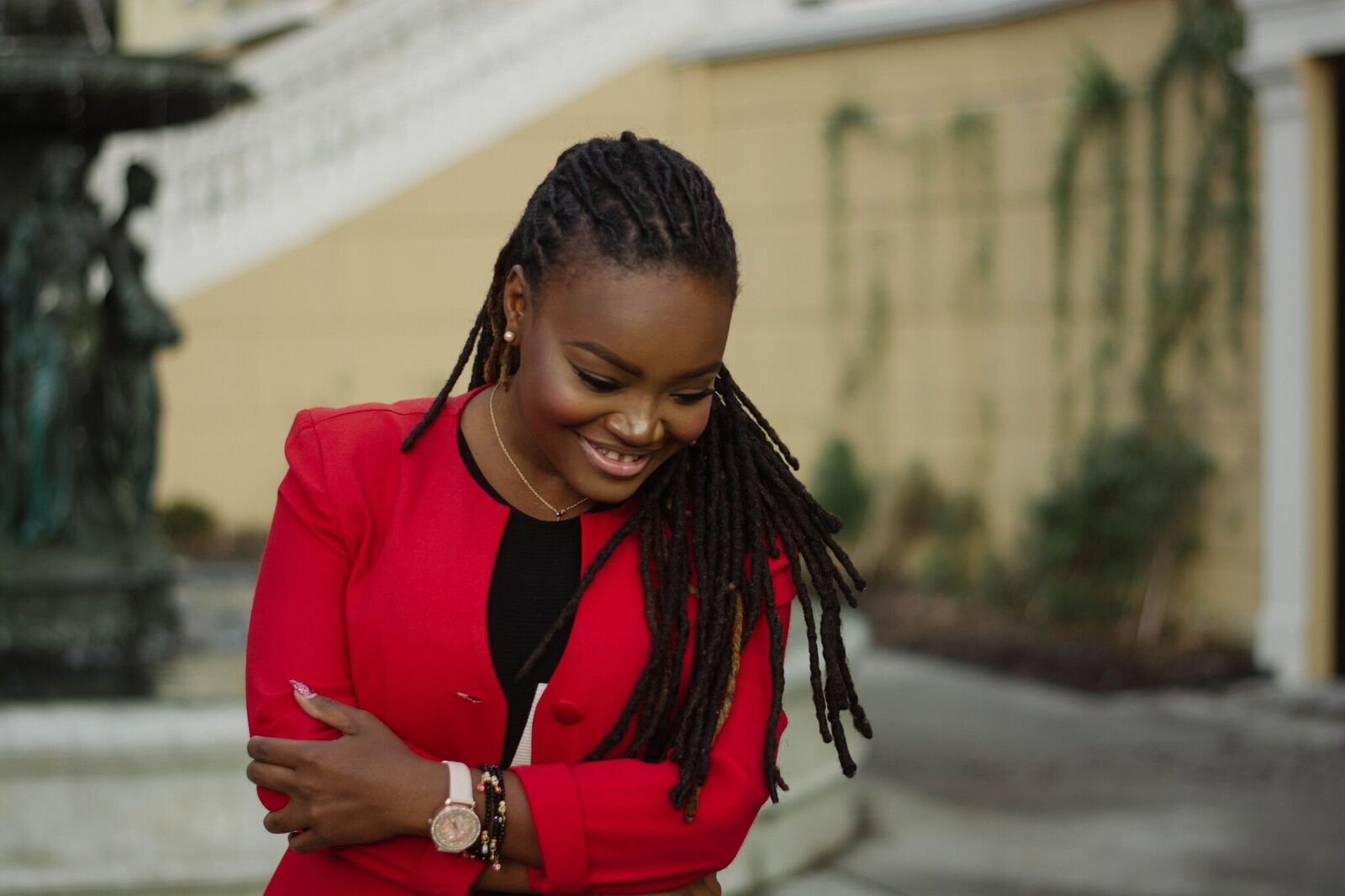 STYLE: SLAY DAY POWER RED SUIT 