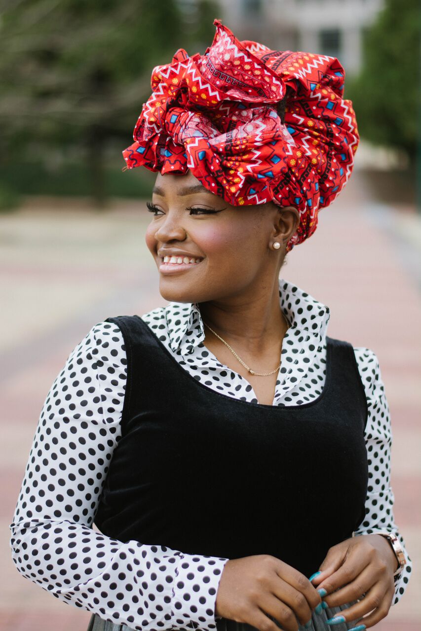 STYLE: SHIRT UNDER DRESS DO OVER X HEADWRAP