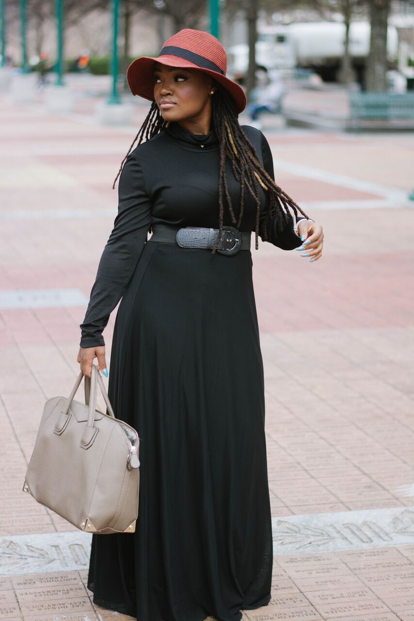 STYLE: WINTER CLOSING BLACK EVERYTHING MAXI