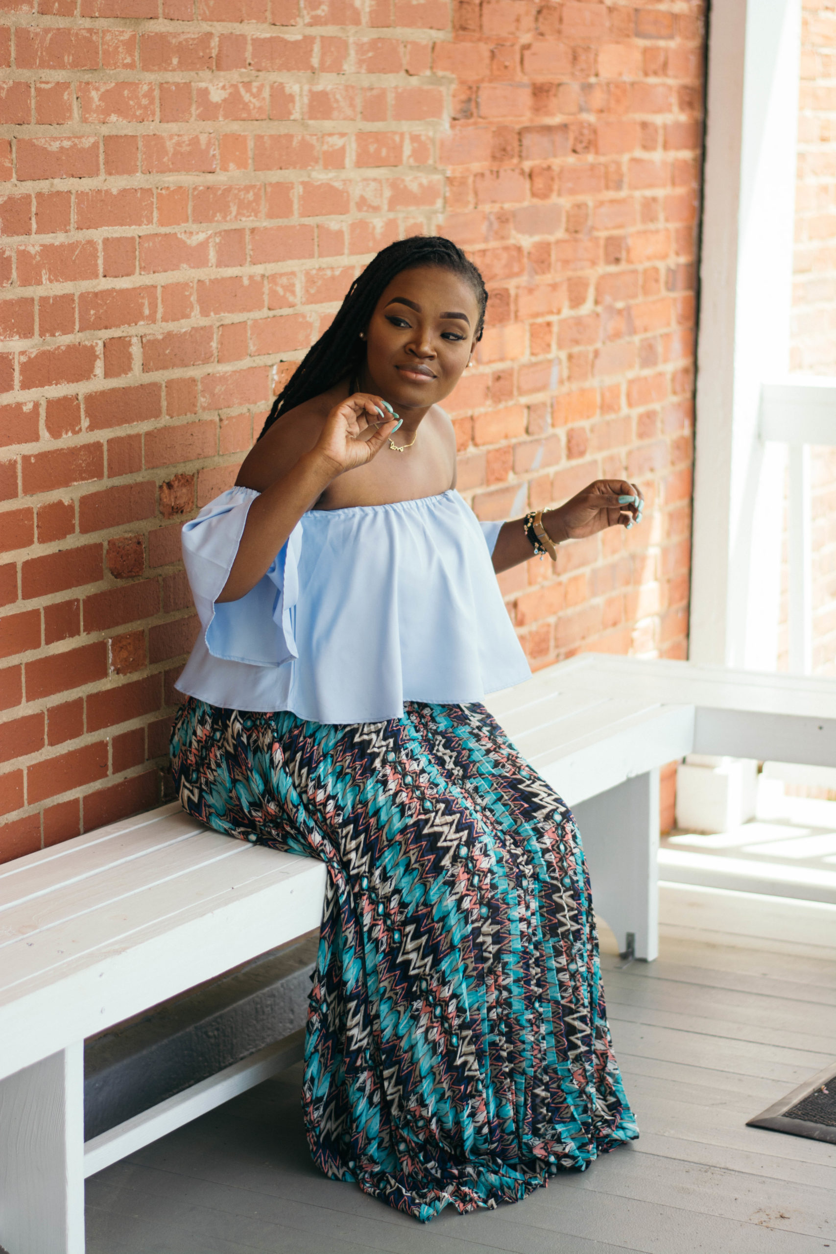 STYLE: ROMWE OFF THE SHOULDER CROP TOP
