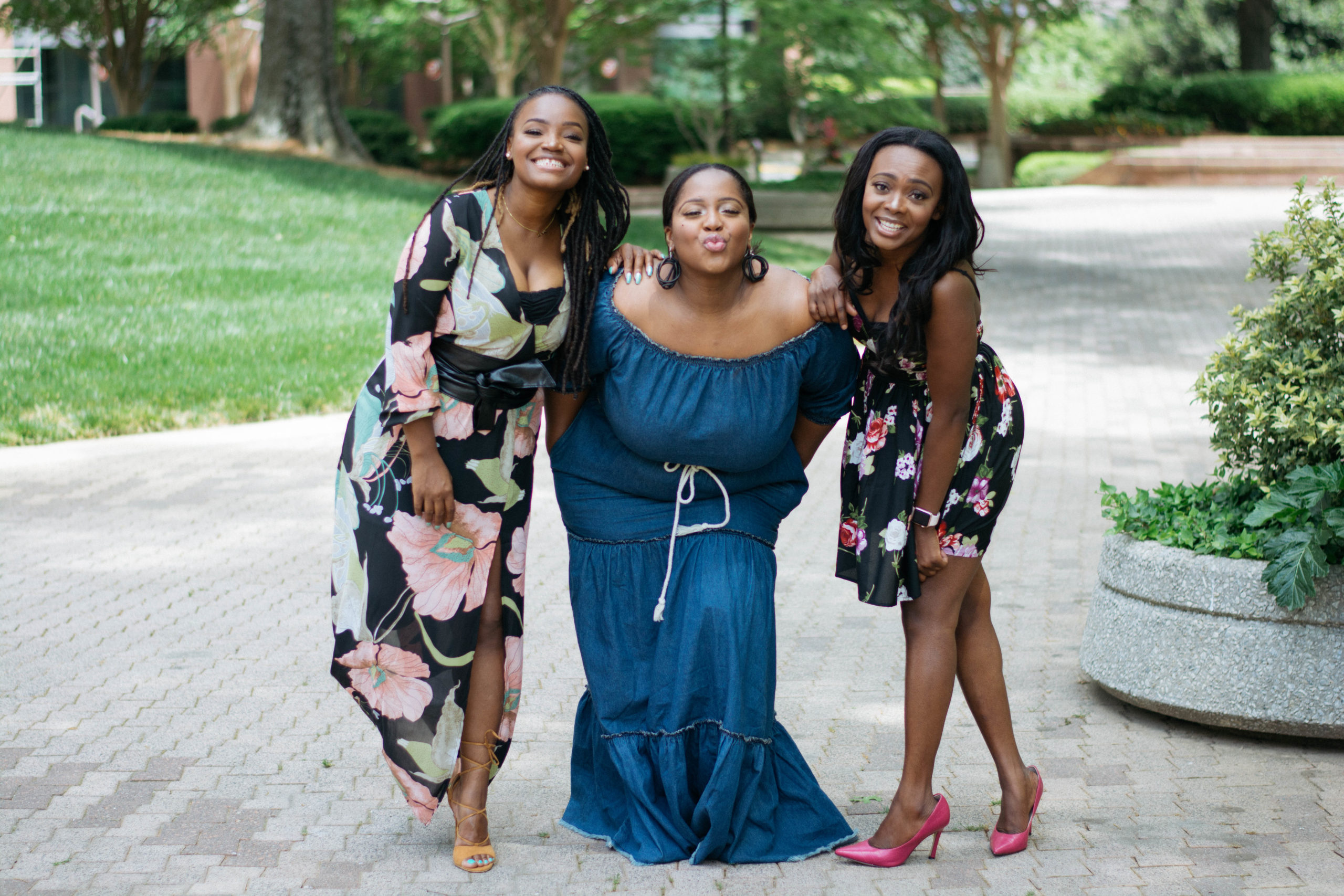 SPRING DRESSES AND ALL SMILES