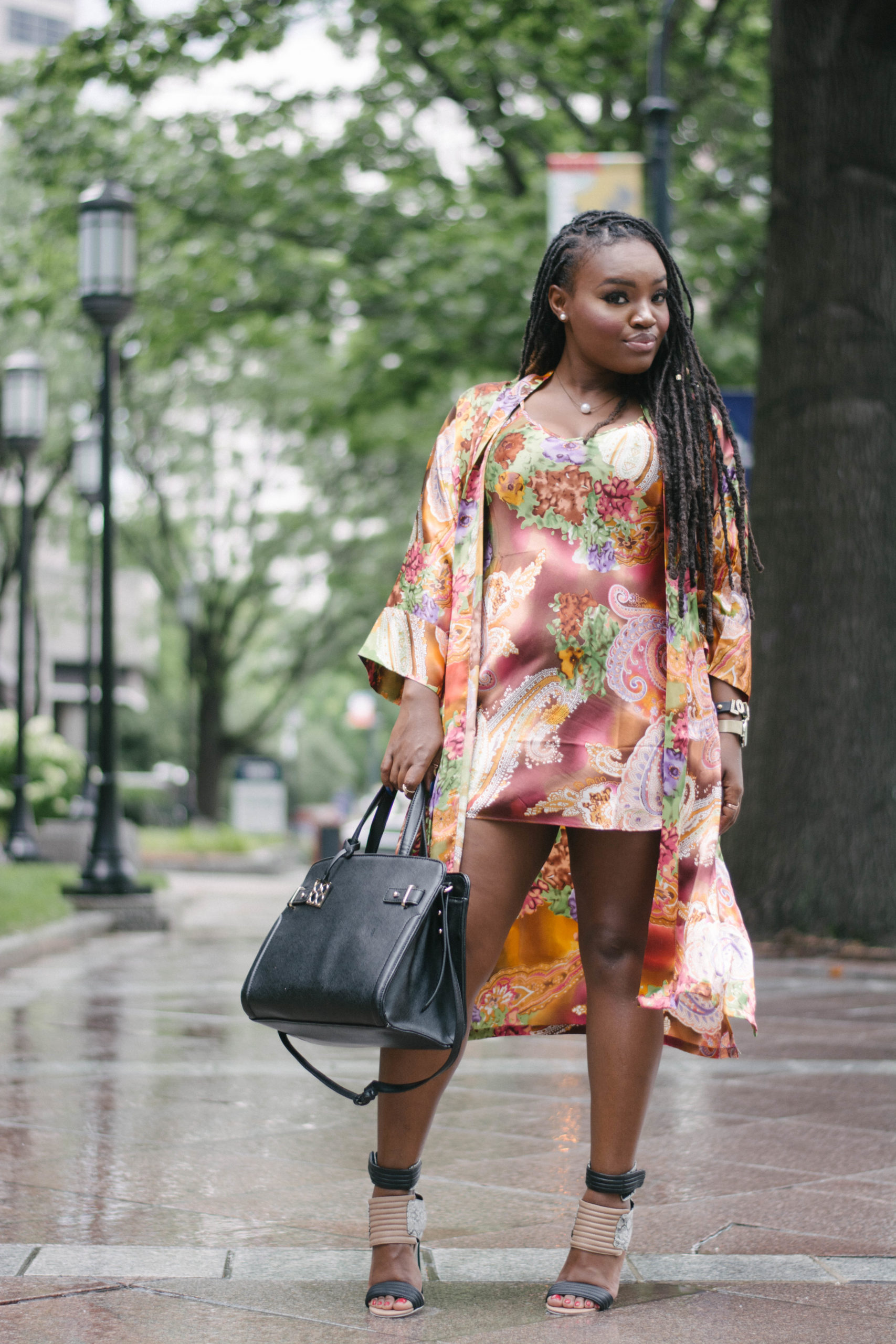 PFW REJECTS: PRINTED NIGHT GOWN SET