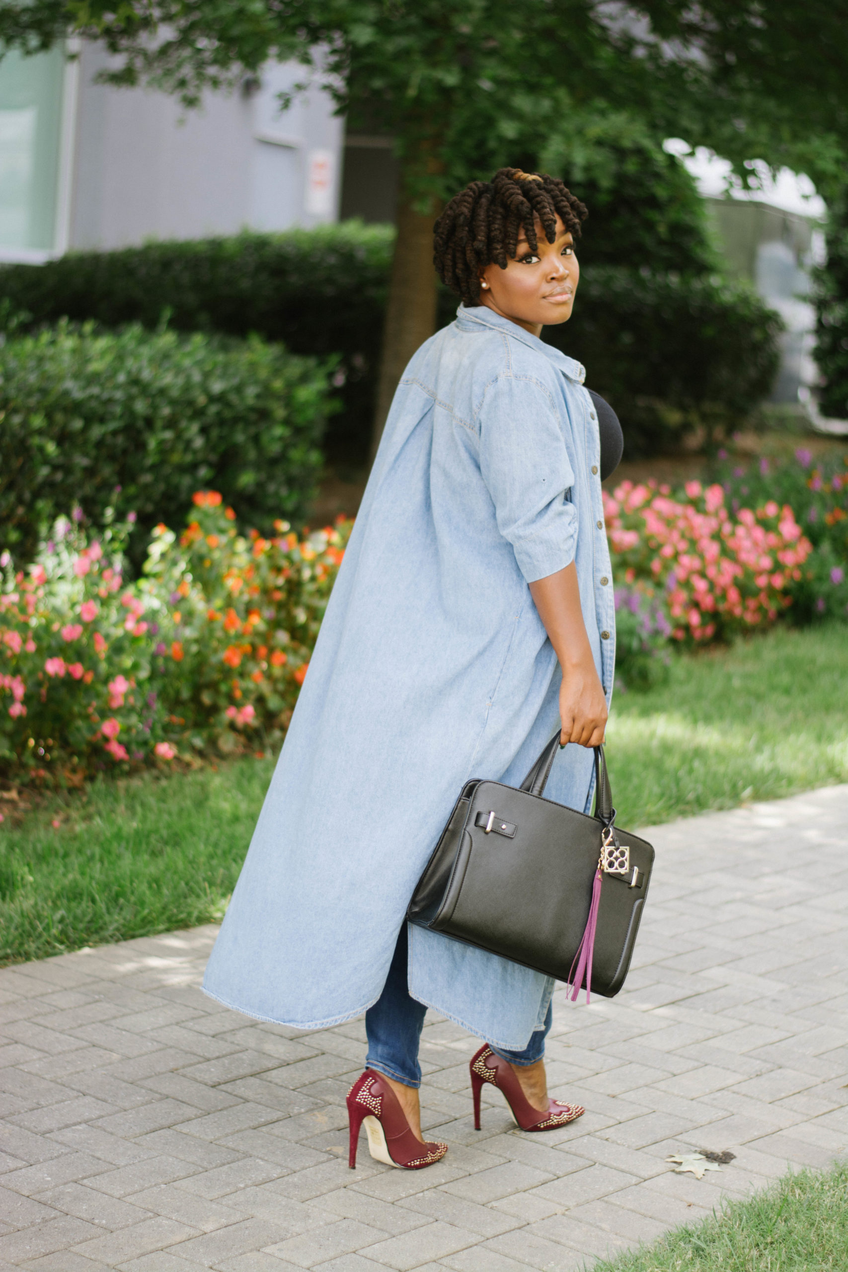SUMMER FALL TRANSITION DENIM DUSTER