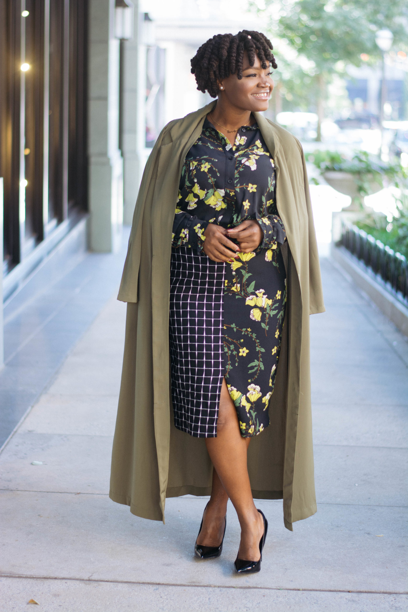 WHO WHAT WEAR FOR TARGET FLORAL SKIRT SET