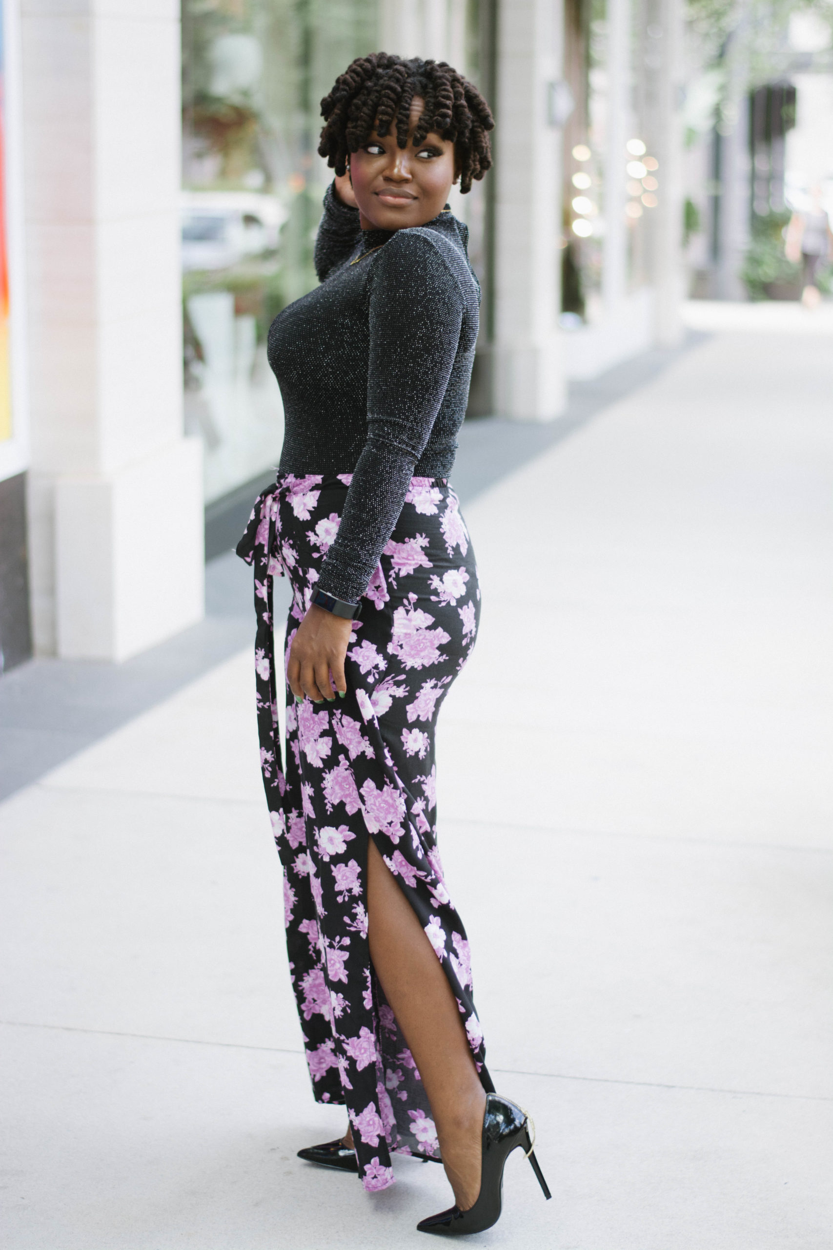 RAINBOW FLORAL PANTS TO THE RESCUE