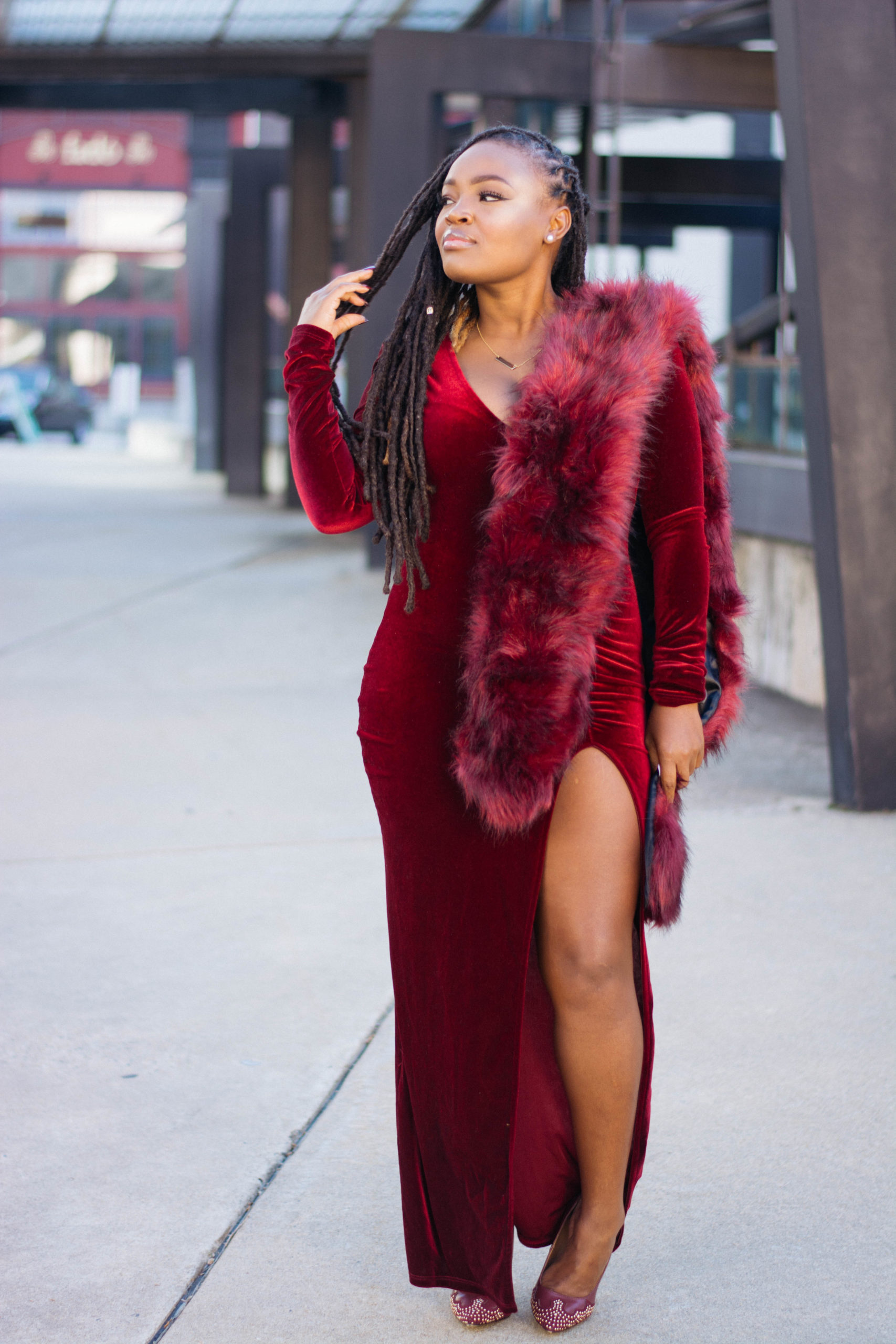 BLOGVERSARY: RED EVERYTHING FASHION NOVA DRESS