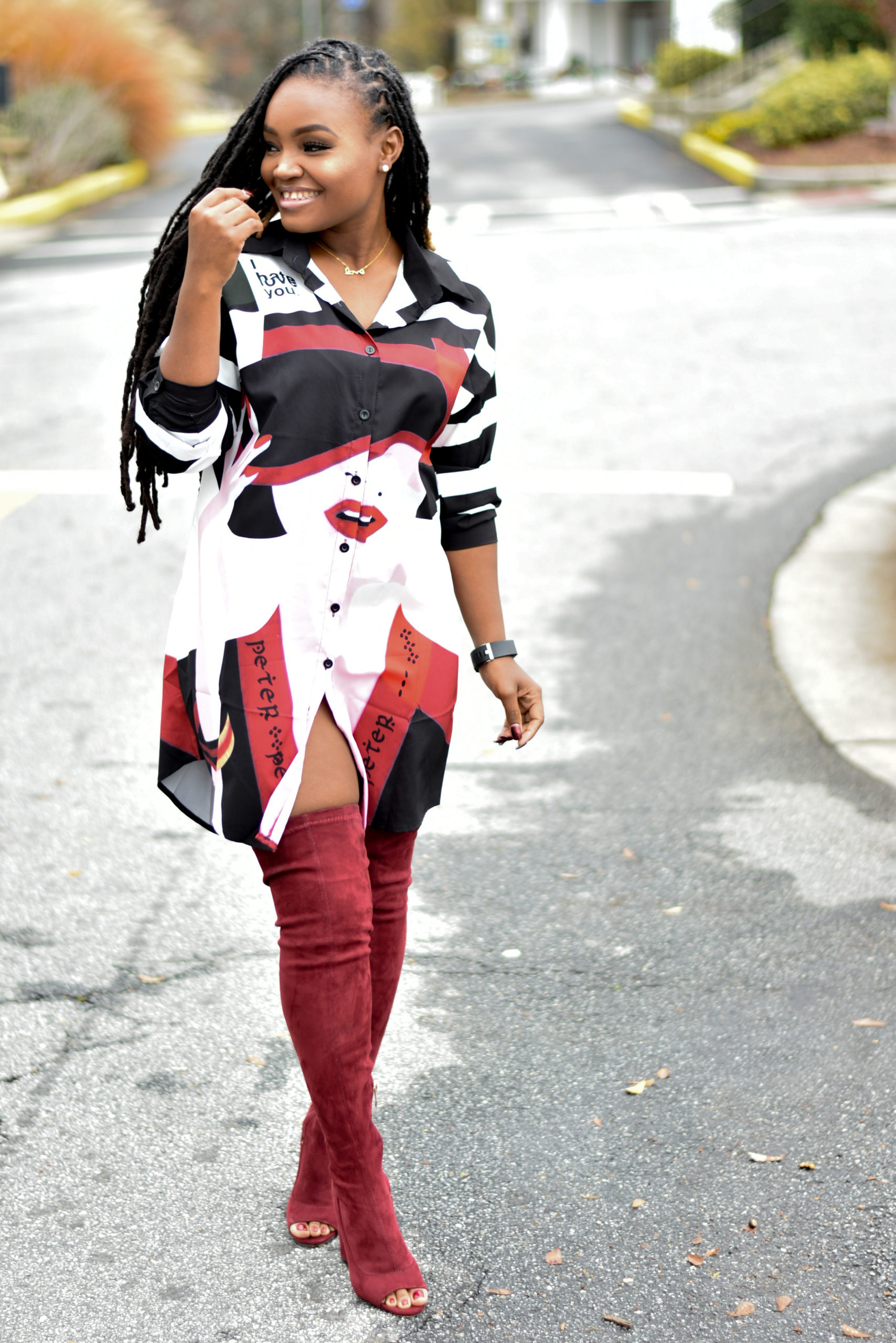 DATE NIGHT: BUTTON DOWN SHIRT DRESS