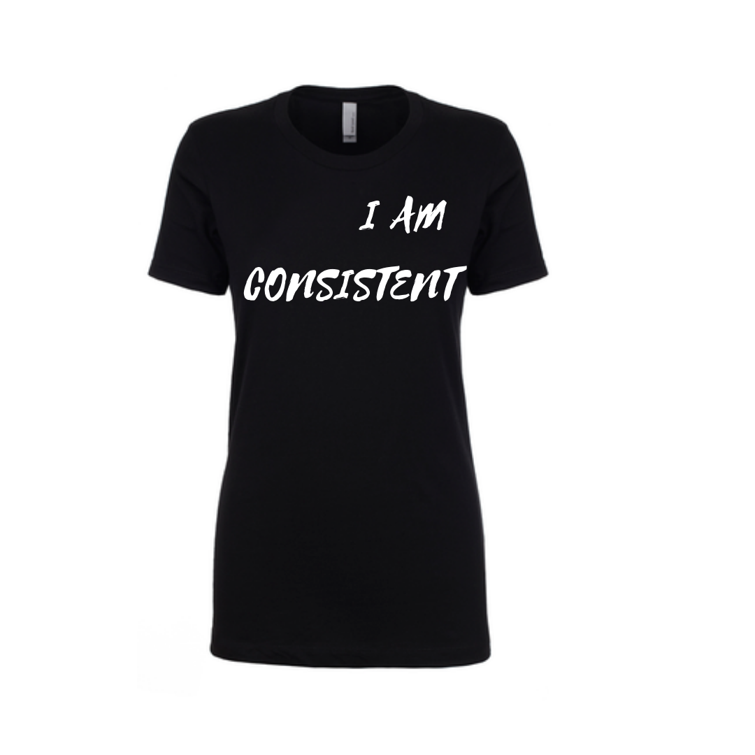 BLACK CONSISTENT GRAPHIC TEE