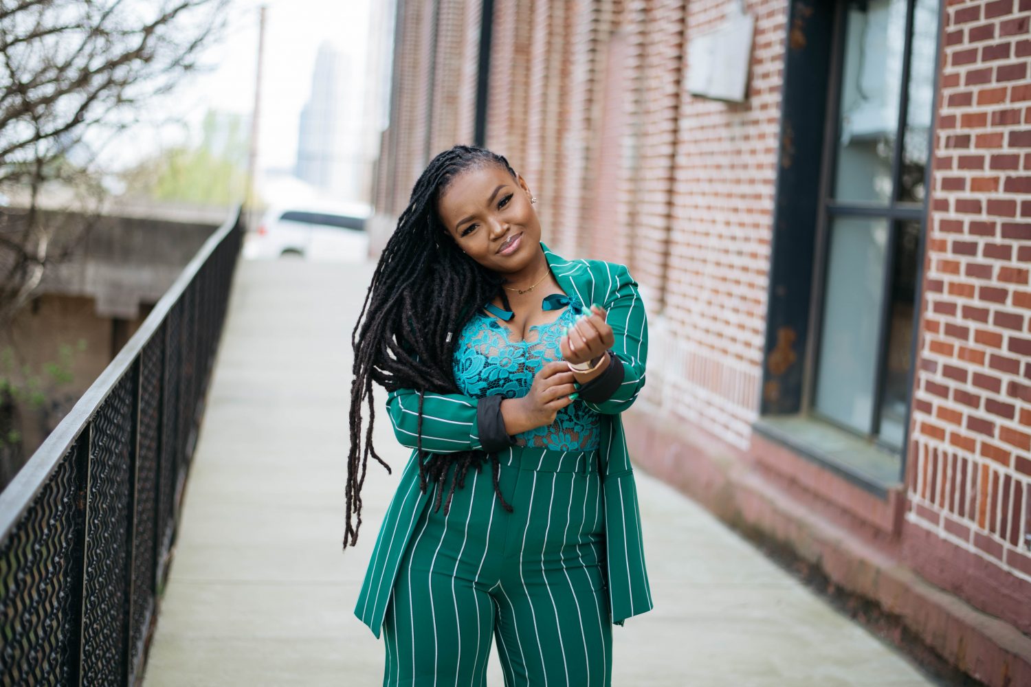 GREEN SUIT