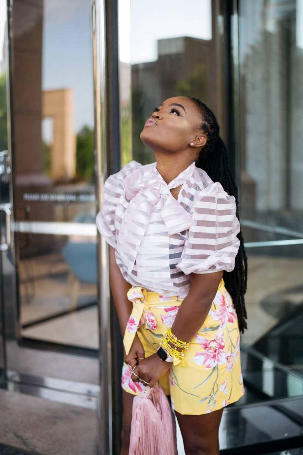 BIRTHDAY WEEK IS HERE- YELLOW SUMMER SHORTS