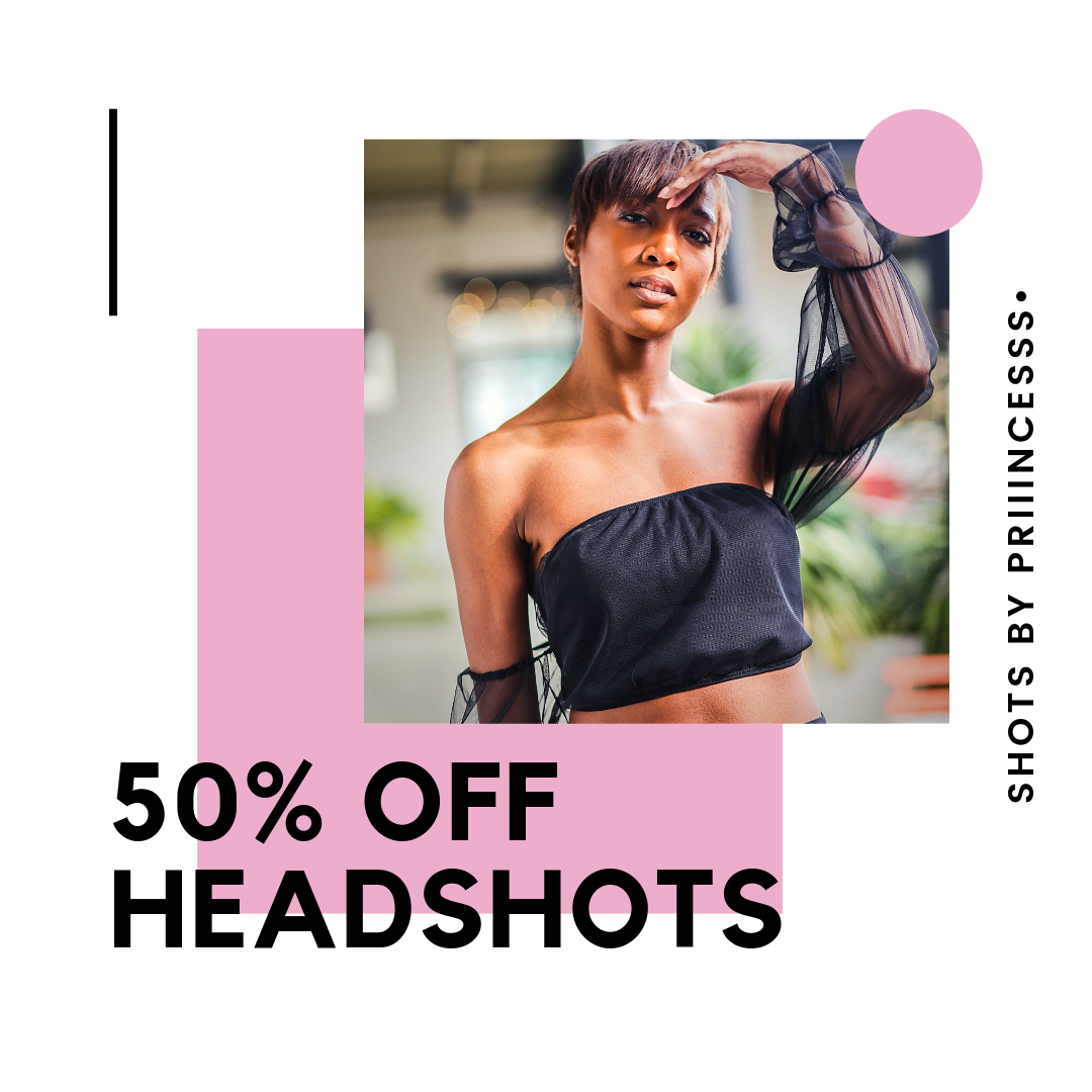 50% OFF PROFESSIONAL HEADSHOTS