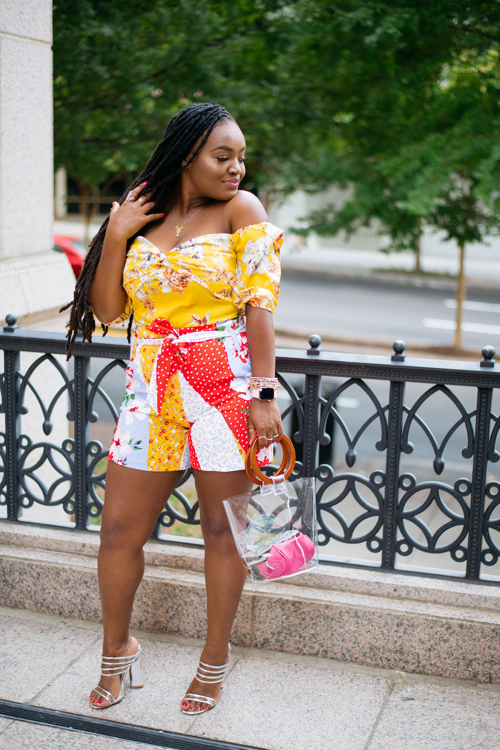 Floral Print Shorts
