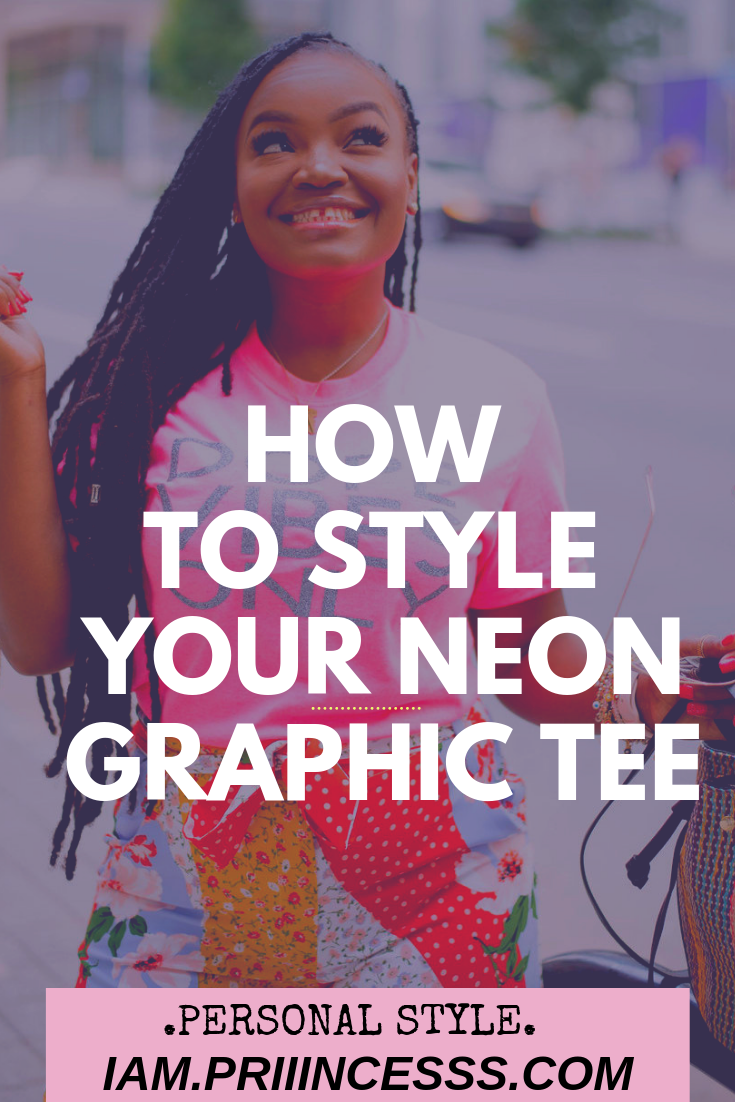 DOPE VIBES PINK NEON GRAPHIC TEE