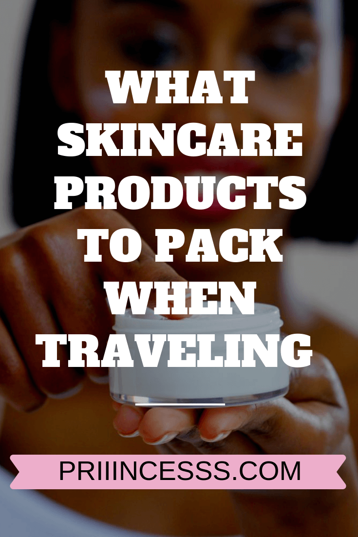 Traveling Skincare Products