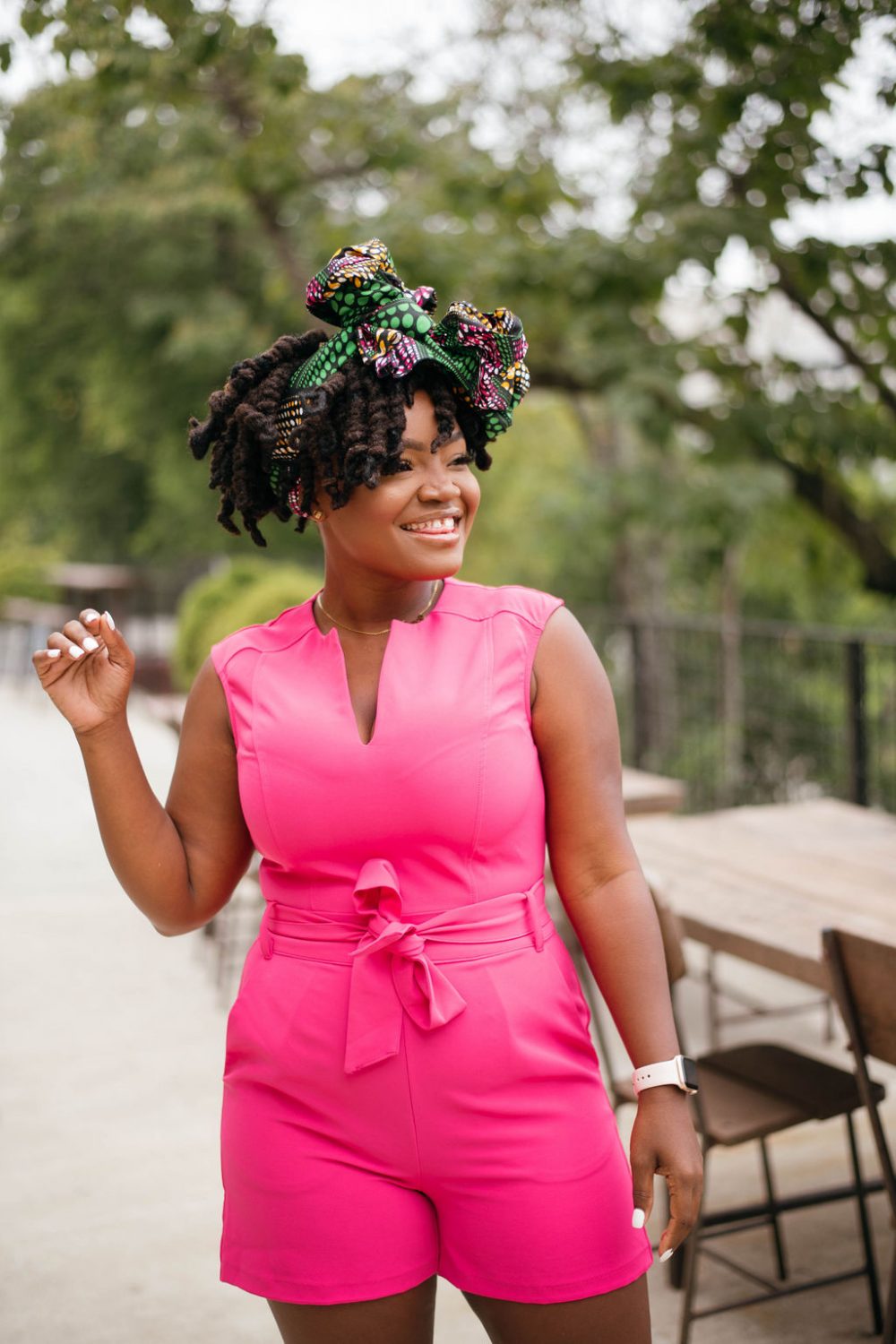 NEW YORK AND COMPANY PINK ROMPER.