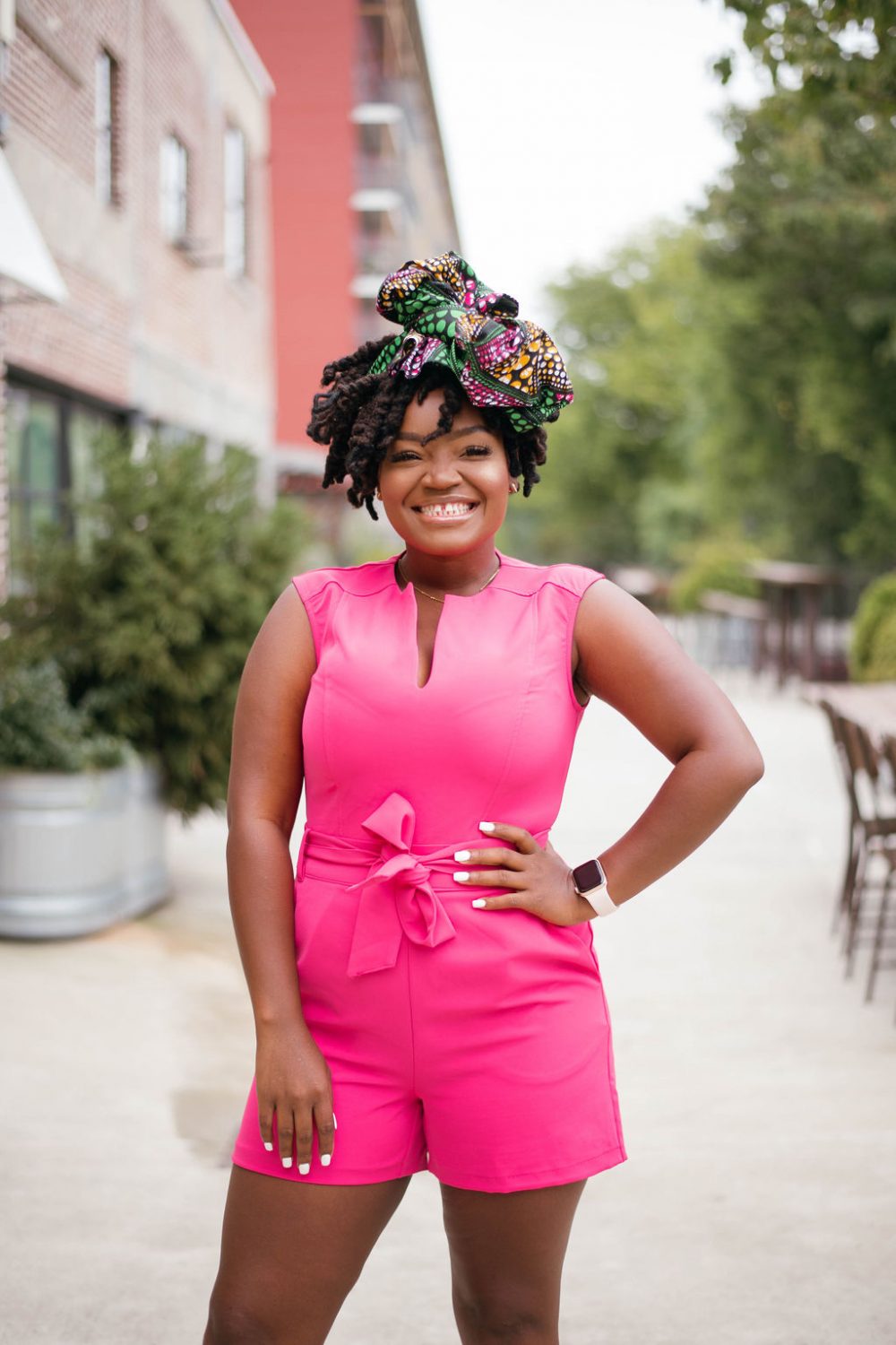 NEW YORK AND COMPANY PINK ROMPER.