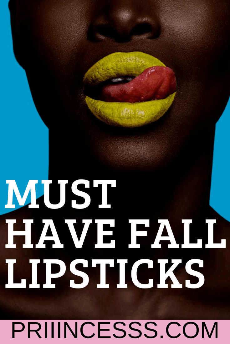 FALL MUST HAVE LIPSTICKS