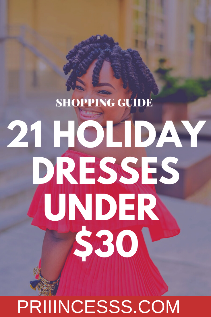 21 RED HOLIDAY DRESSES UNDER $30