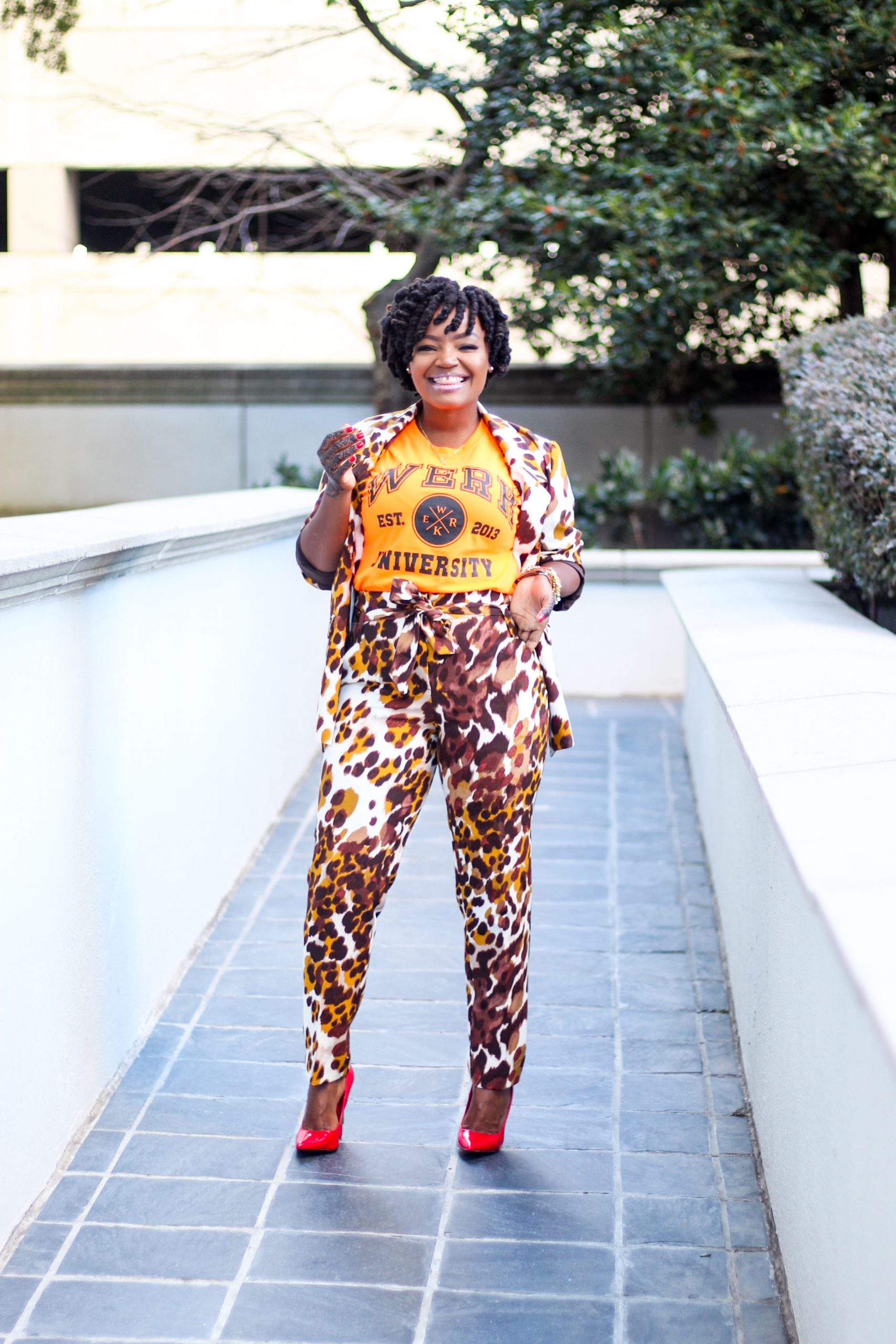 WPS: NEW YORK AND COMPANY LEOPARD SUIT