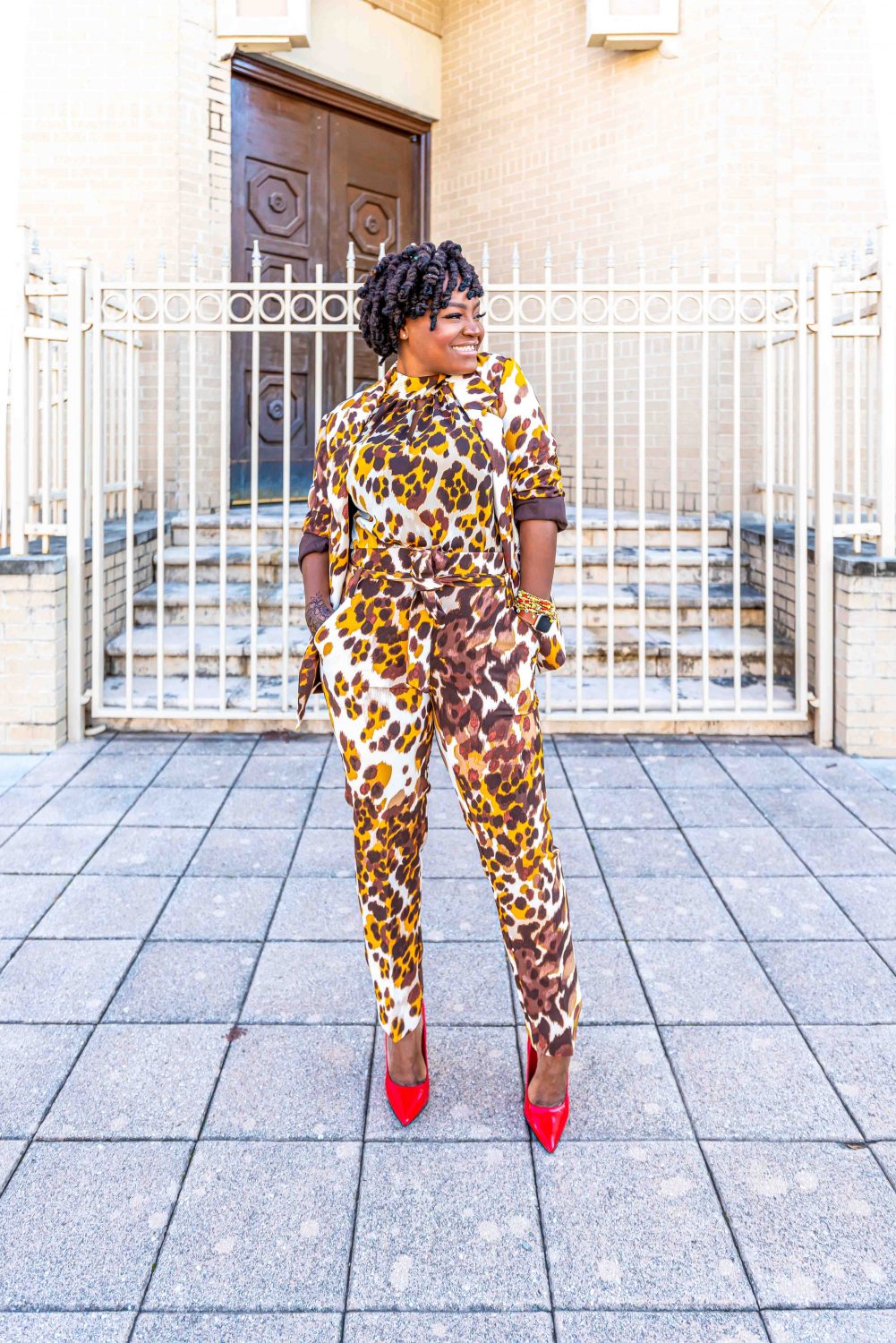 FREESTYLE FALL LEOPARD SUIT