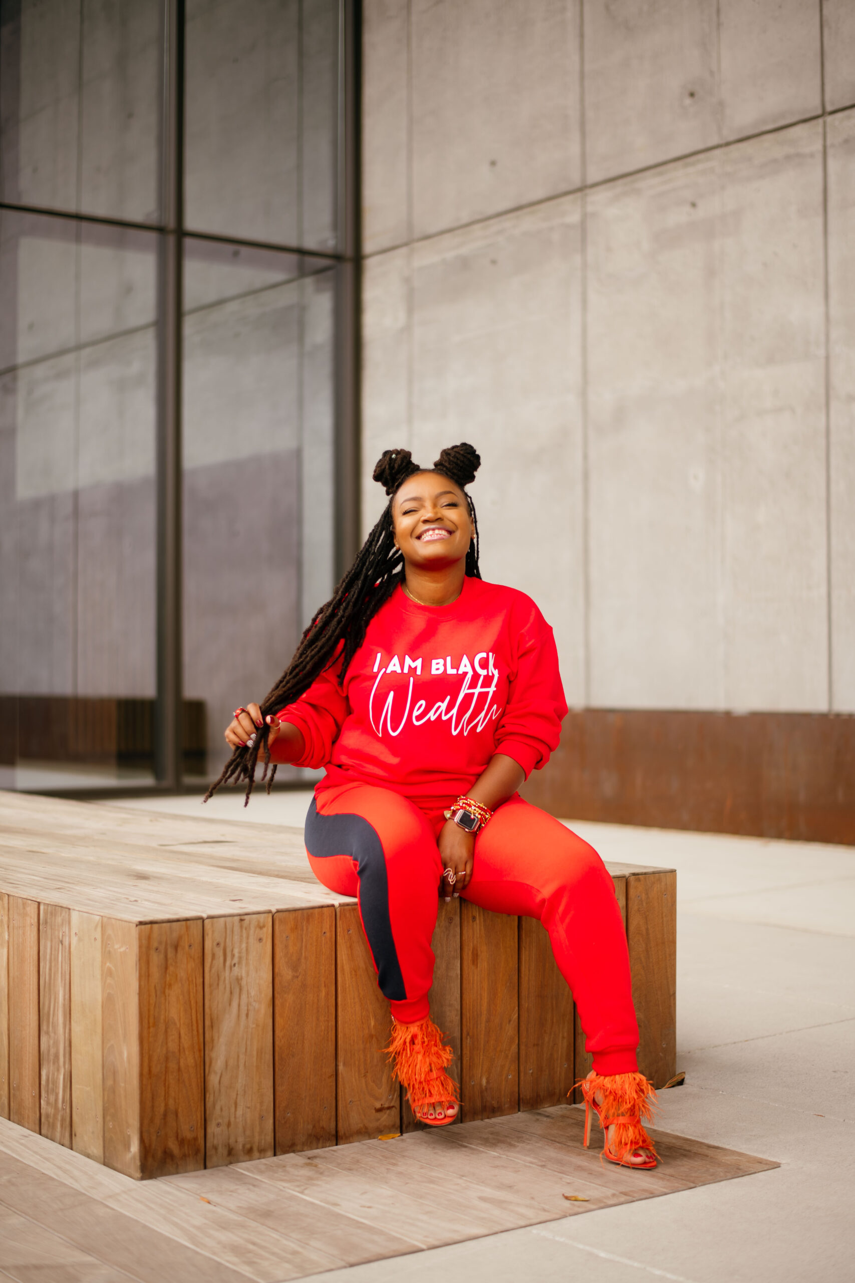 HOW TO DRESS UP YOUR SWEAT PANTS FOR THE HOLIDAYS