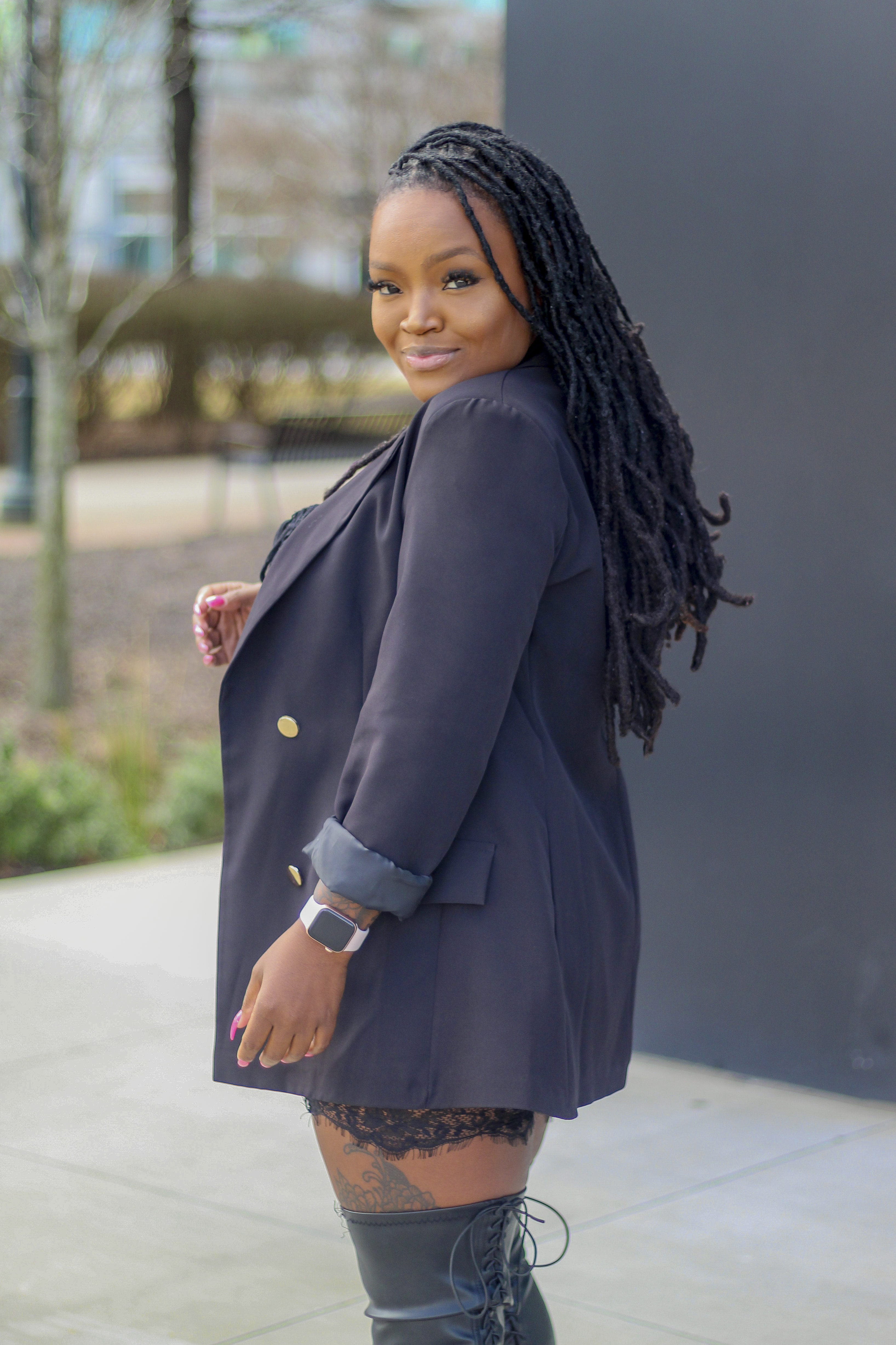 HEALTHY WEALTHY AND LOVED- WINTER BLACK OUTFIT