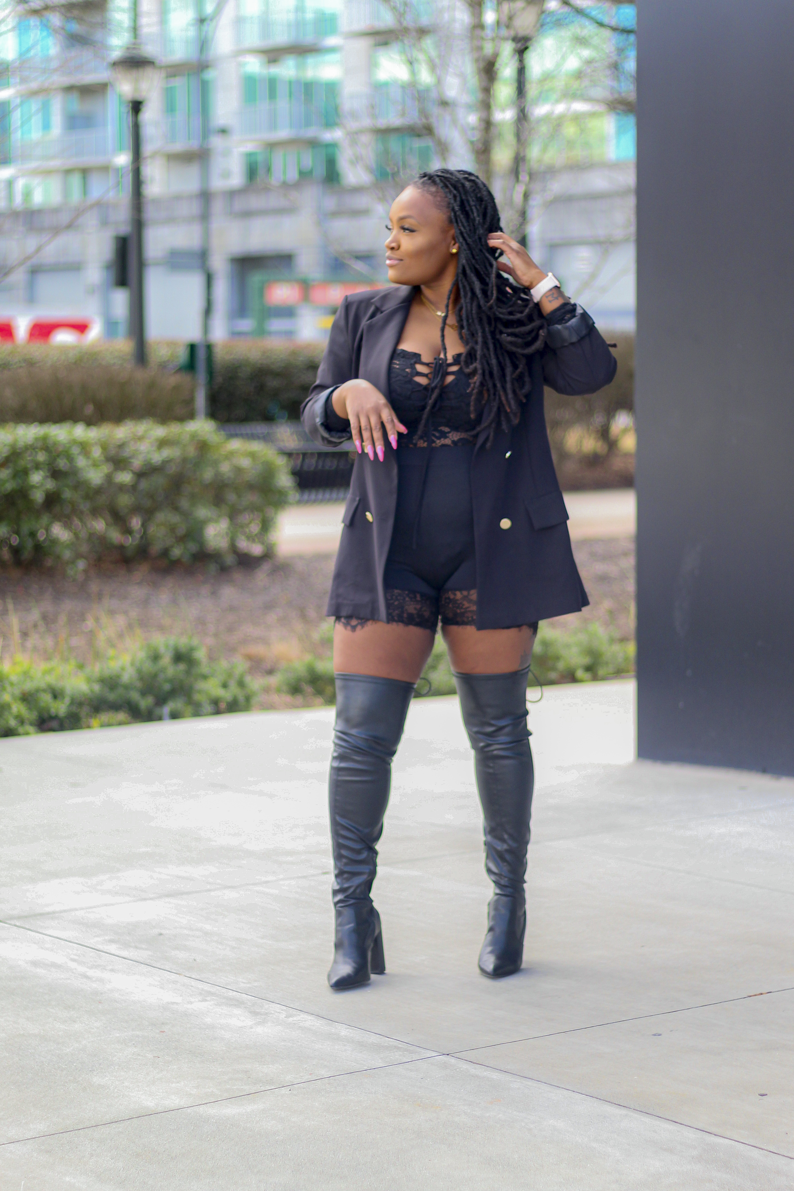HEALTHY WEALTHY AND LOVED- WINTER BLACK OUTFIT