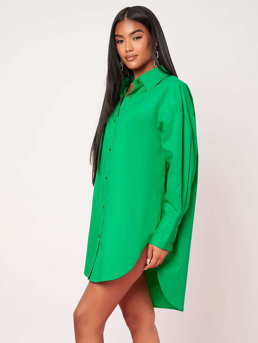 GREEN DRESS SHIRT