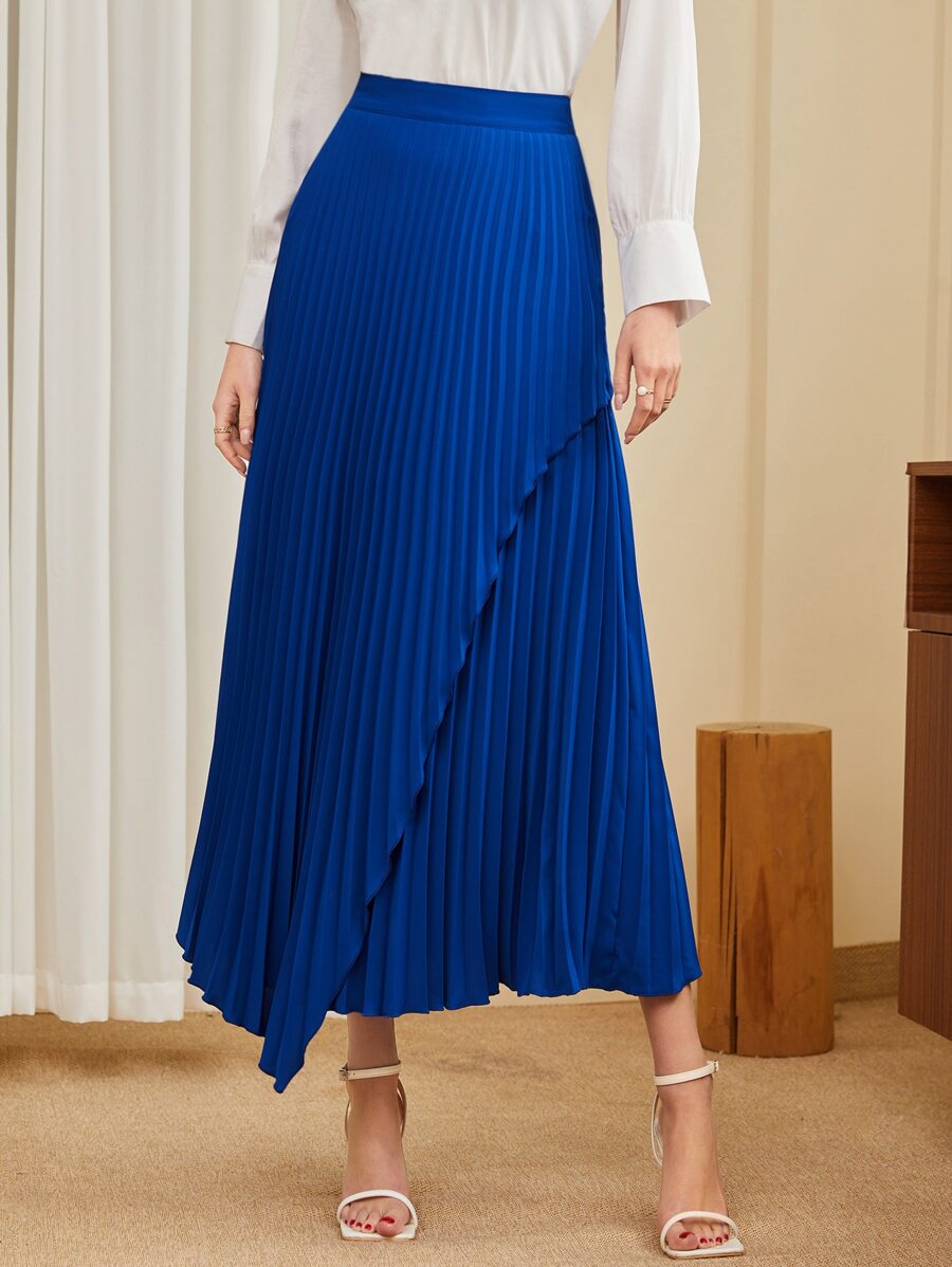 PLEATD MAXI SKIRTS