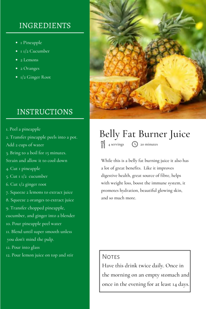 Belly Fat Burner Recipe-2