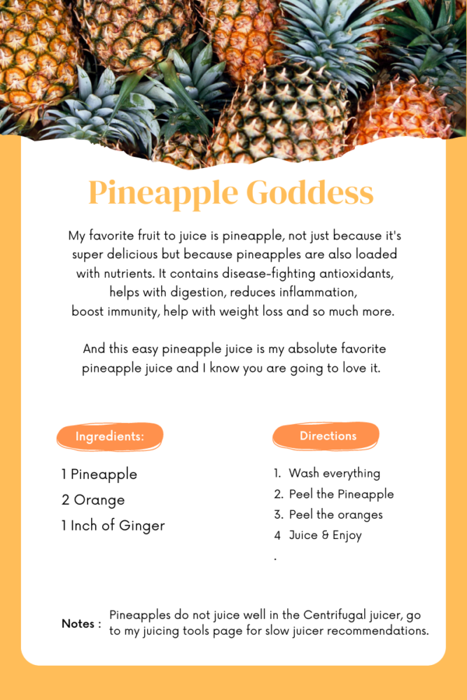 pineapple juice recipe