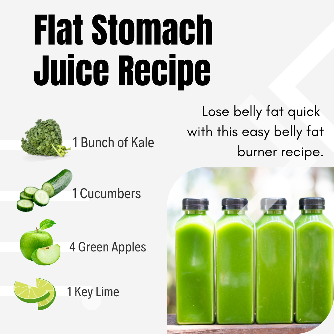 flat stomach belly juice recipe