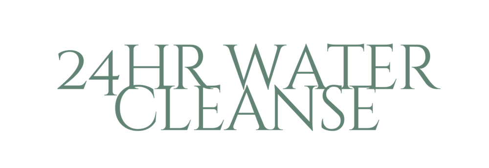 24HR WATER CLEANSE