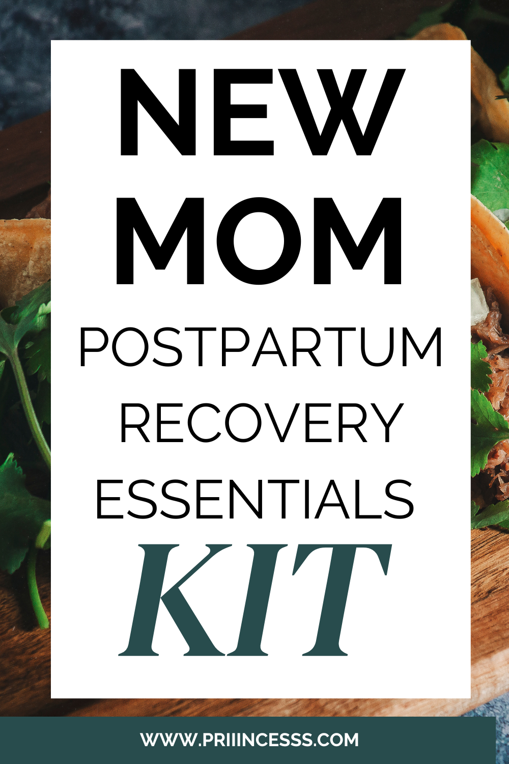 Mom Postpartum Recovery Essentials Kit