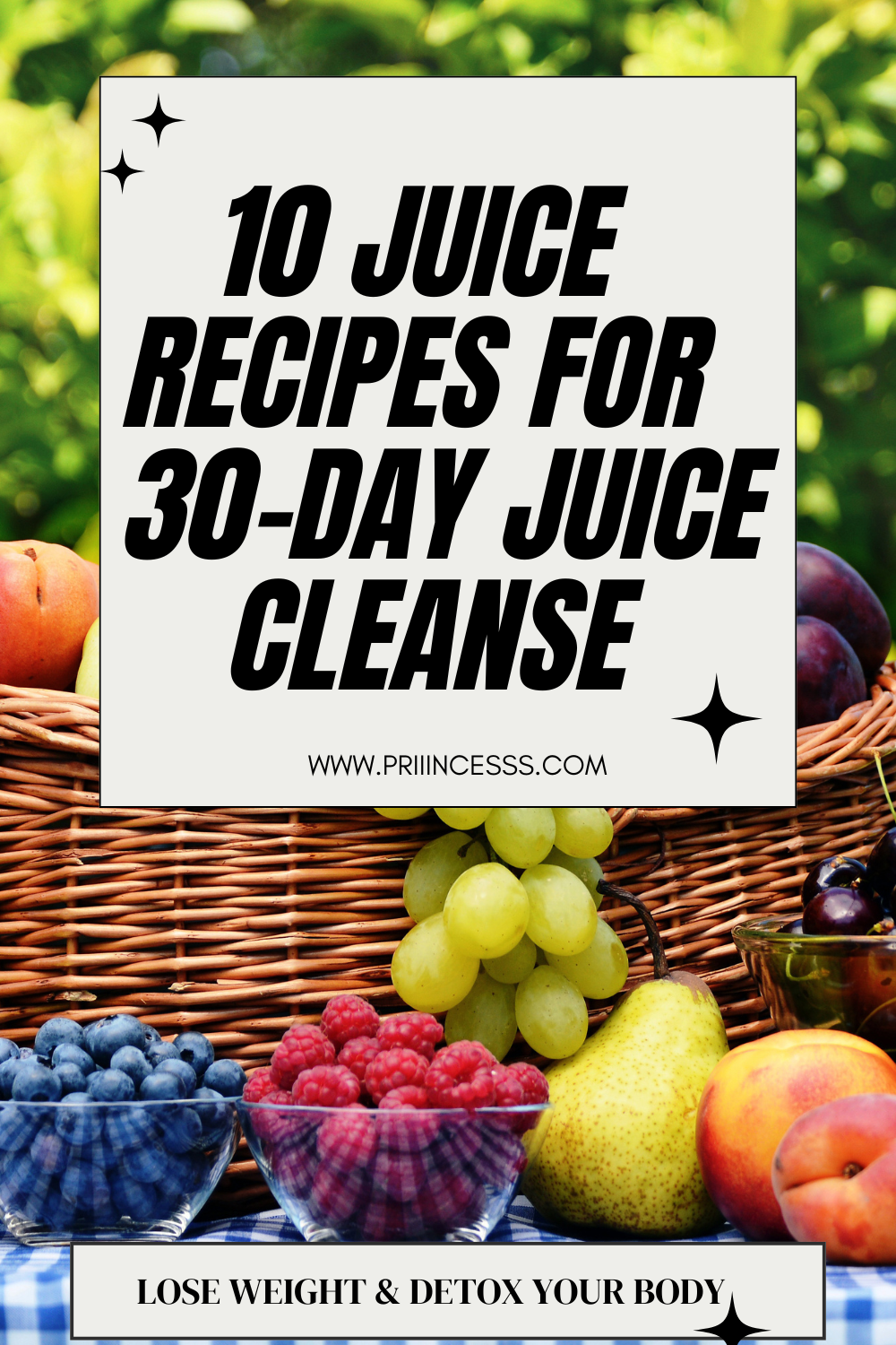 10 Juice Recipes for 30 Day Juice Cleanse