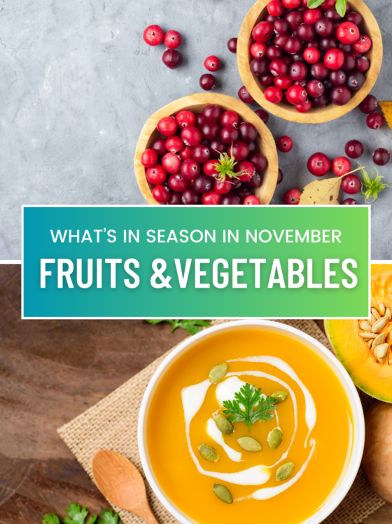 Fruits and Vegetables in Season in November
