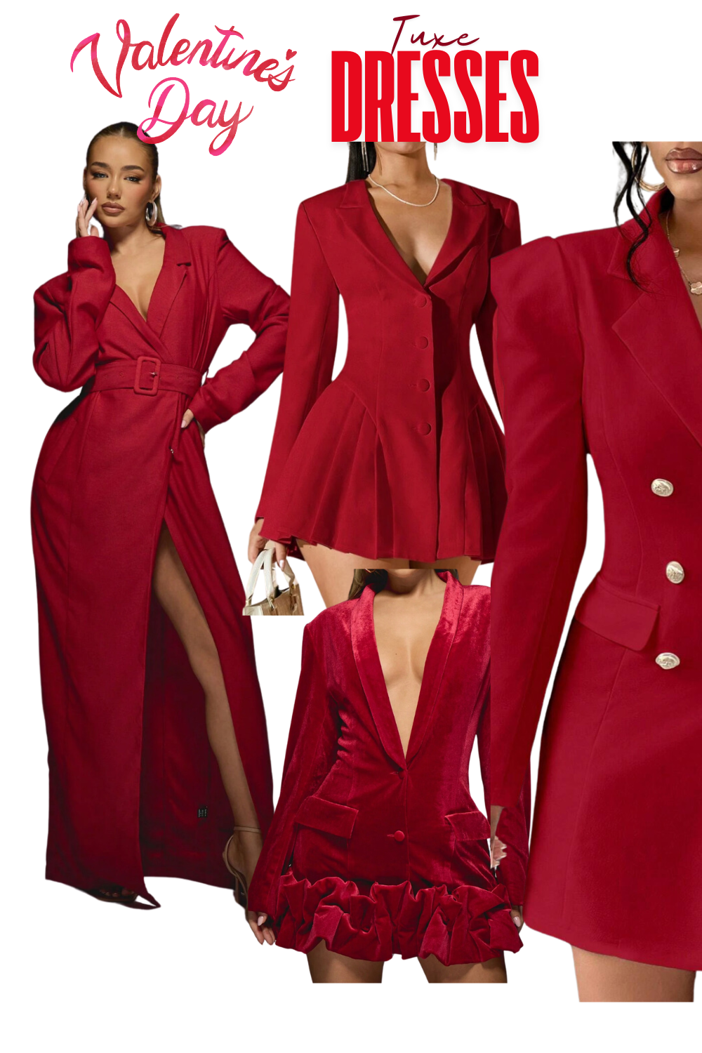15+ Red Valentine's Day Dresses From Shein Under $50