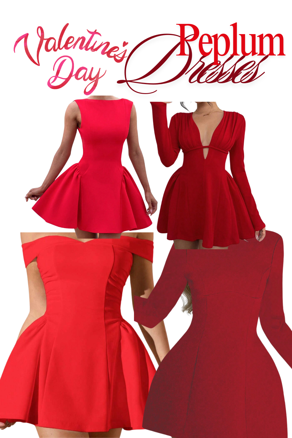 15+ Red Valentine's Day Dresses From Shein Under $50