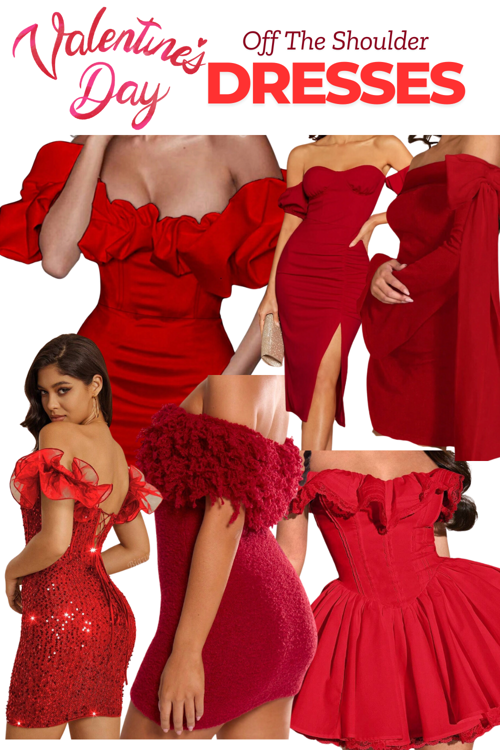 15+ Red Valentine's Day Dresses From Shein Under $50