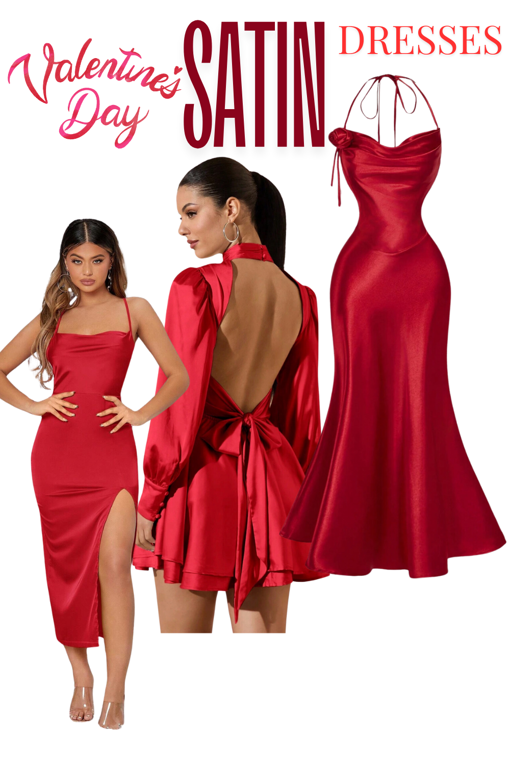 15+ Red Valentine's Day Dresses From Shein Under $50