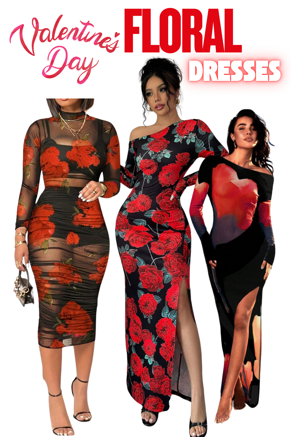 15+ Red Valentine's Day Dresses From Shein Under $50