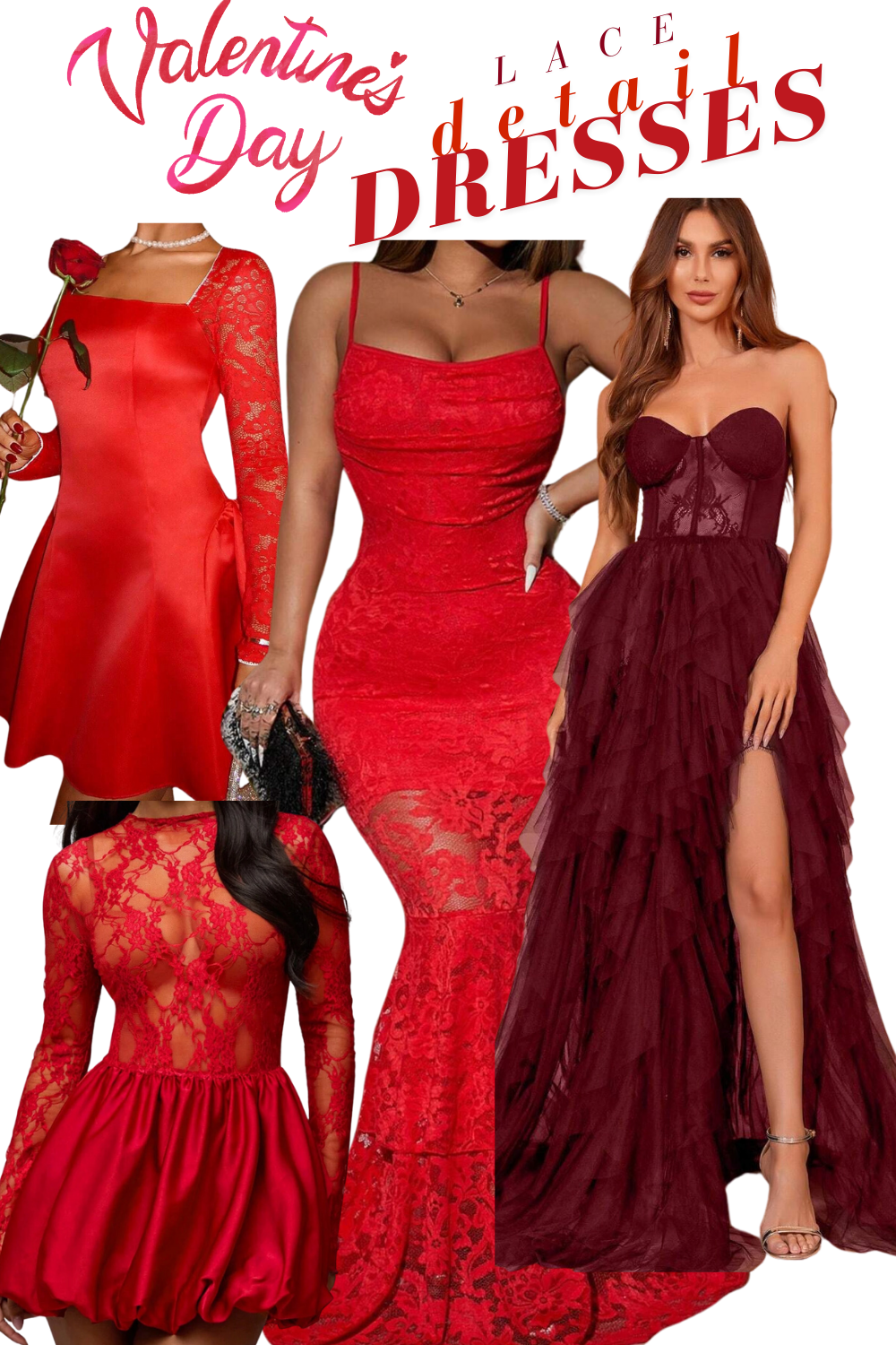 15+ Red Valentine's Day Dresses From Shein Under $50