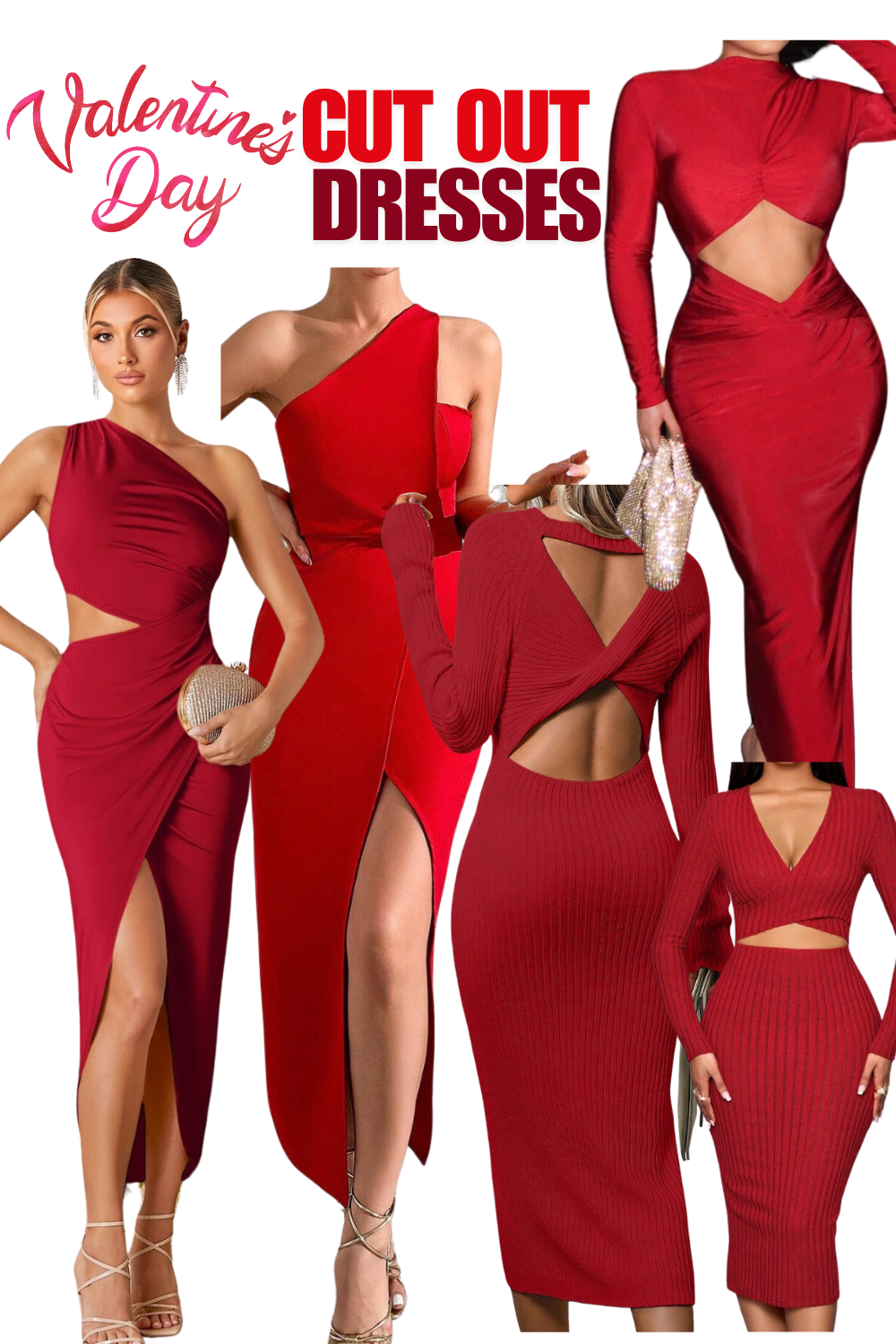 15+ Red Valentine's Day Dresses From Shein Under $50